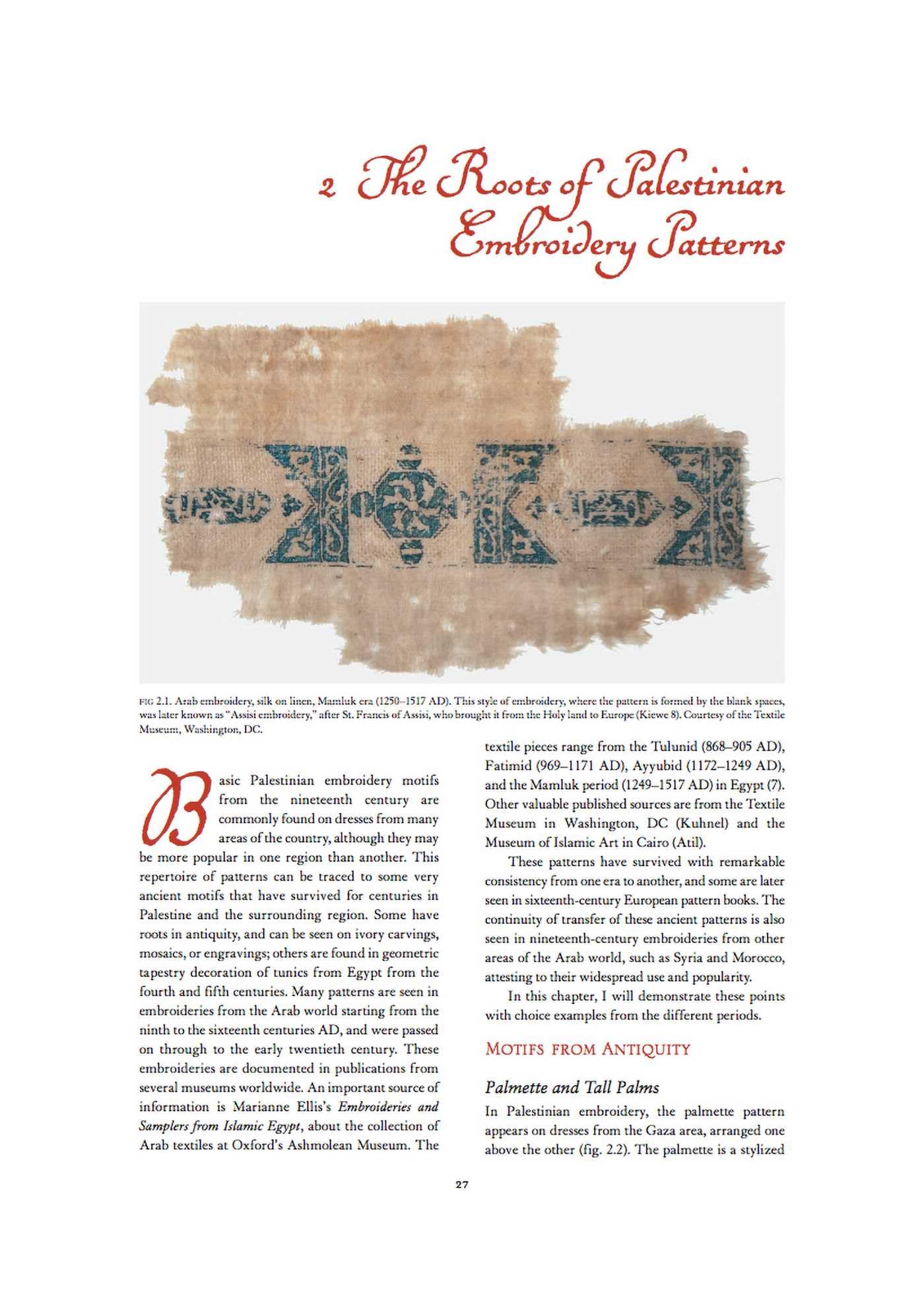 Traditional Palestinian Costume: Origins and Evolution