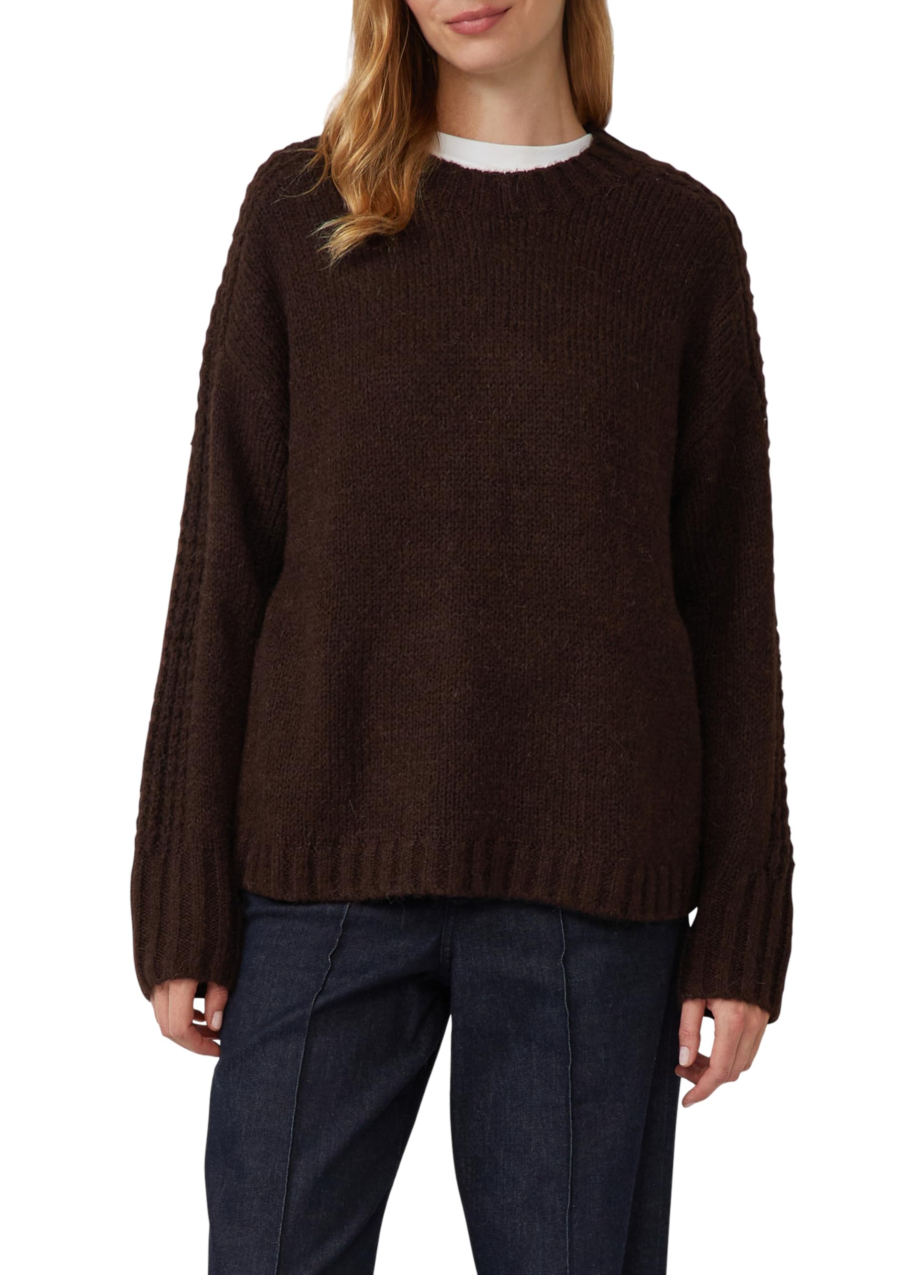 s.Oliver Strickpullover aus Alpakamix im Relaxed Fit
