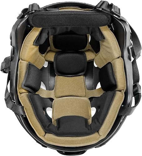 Miniatura 2 de Yzpacc Almohadillas tácticas para casco, repuesto universal EX casco interno de espuma viscoelástica para casco ACH MICH Team Wendy FMA EXF
