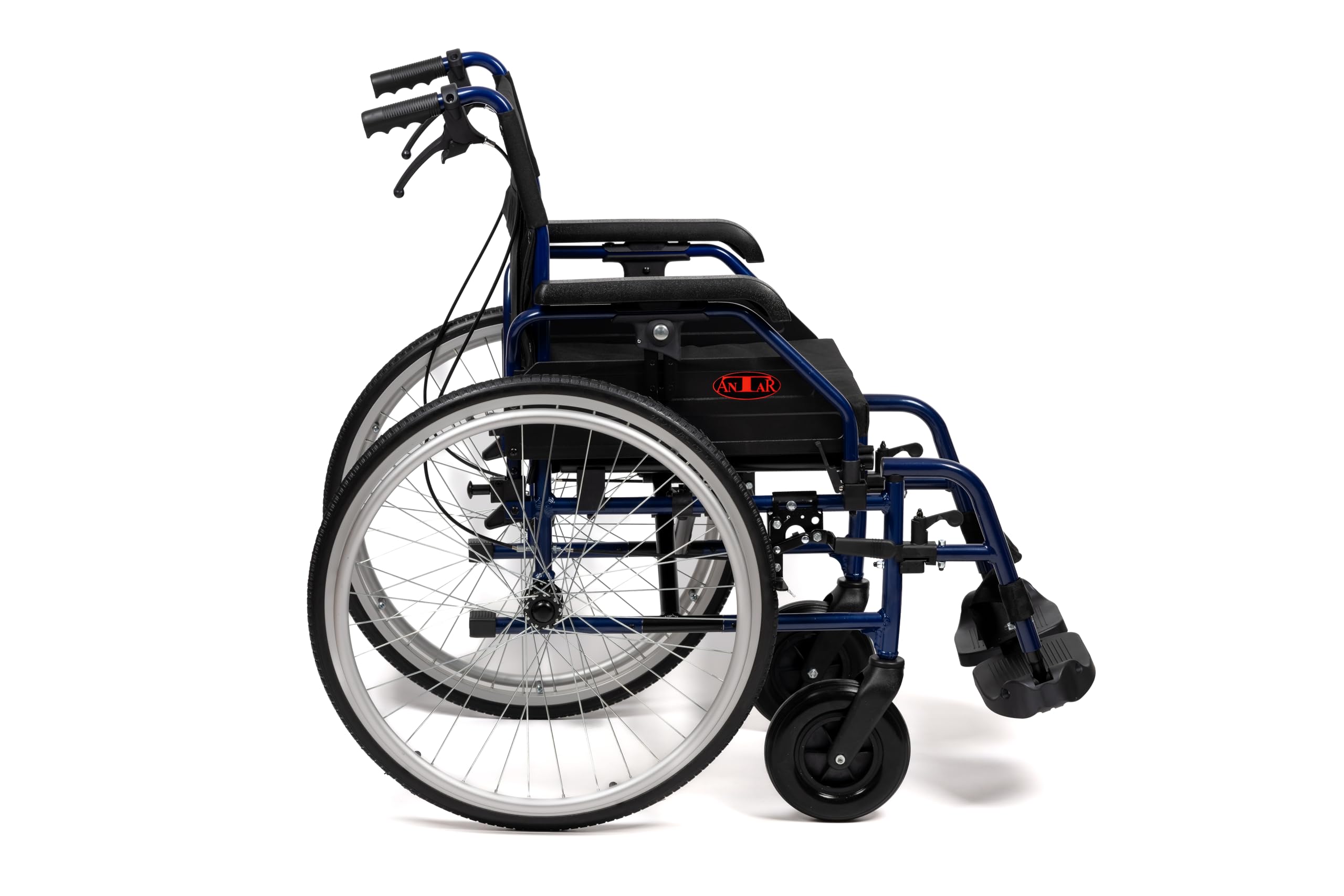 Antar AT52303 aluminiowy wózek inwalidzki, szerokość siedziska 51 cm