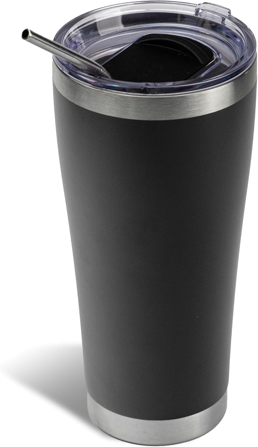 The Memory Company Officially Licenced NFL 30OZ Tumbler Set - 2-Pack Home & Away Stainless Steel Insulated Tumblers with Straws, Double Wall Vacuum Sealed Football Fan Drinkware