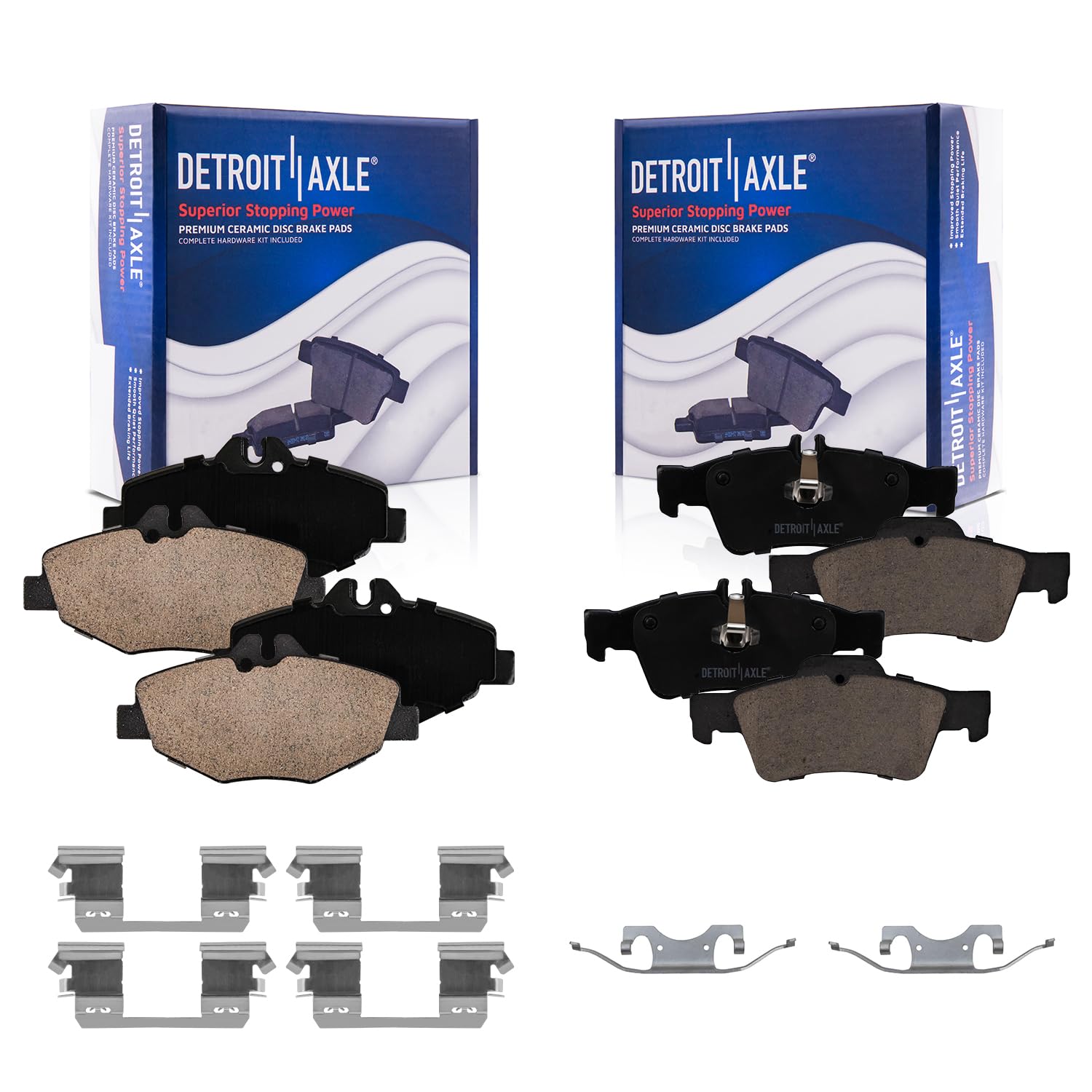 Detroit Axle Ceramic Brake Pad Kit