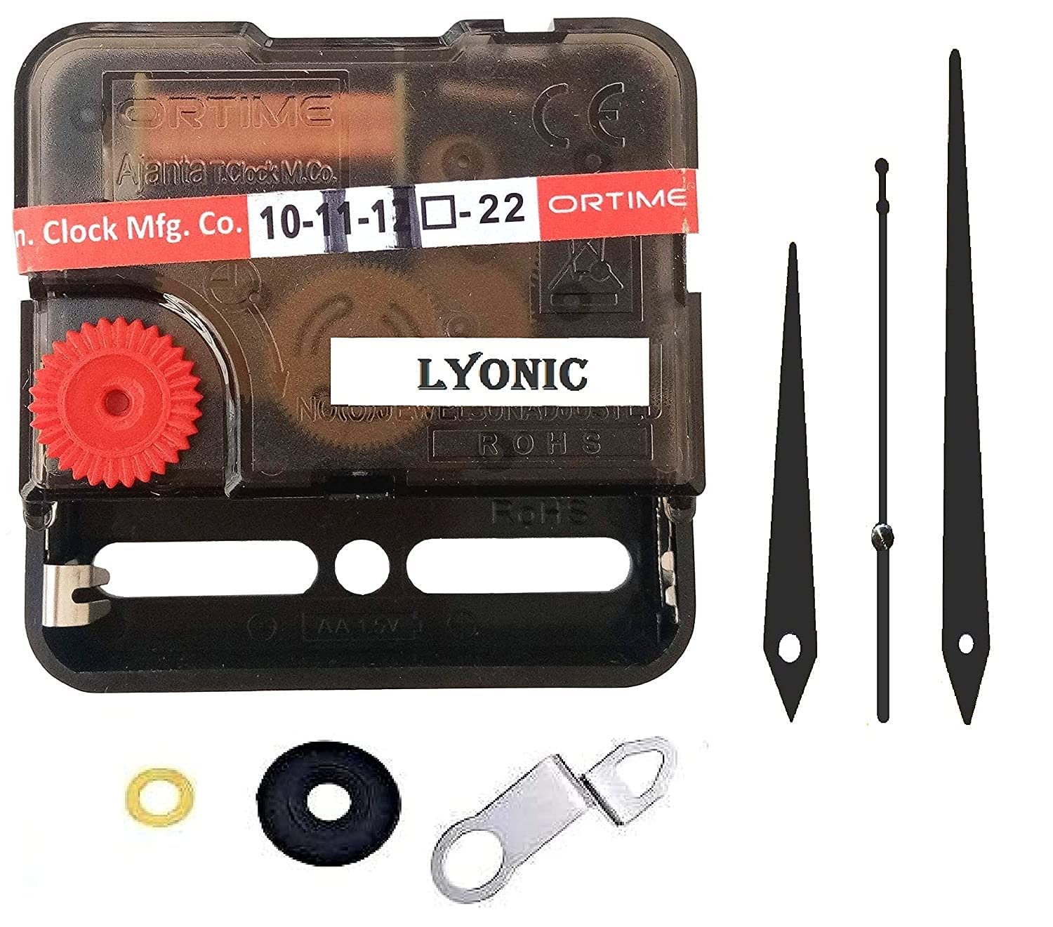 See full amazon price history chart for LYONIC Ajanta Mfg.Quartz Superhero Sweep & Silent Movement Plastic Machine for Wall Clock Needle (Black, Made in India) LYONIC Ajanta Mfg.Quartz Superhero Sweep & Silent Movement Plastic Machine for Wall Clock Needle (Black, Made in India) (B0B1WNYX64) Amazon Price History, Amazon Price Tracker