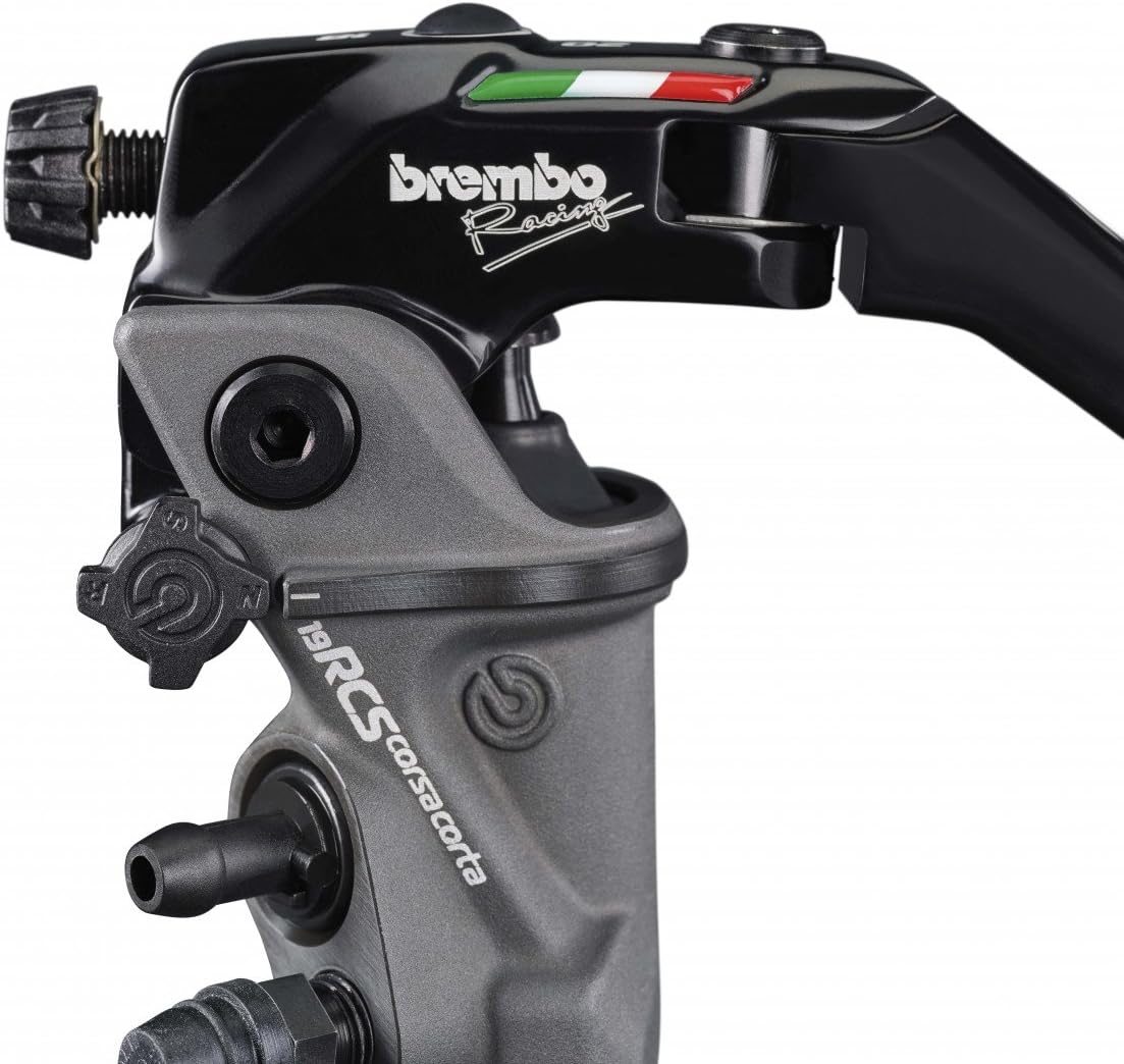 Brembo 110.C740.10 Corsa Corta RCS19 Brake Mastercylinder w/Folding Lever, 110.C740.10 - USA Dealer
