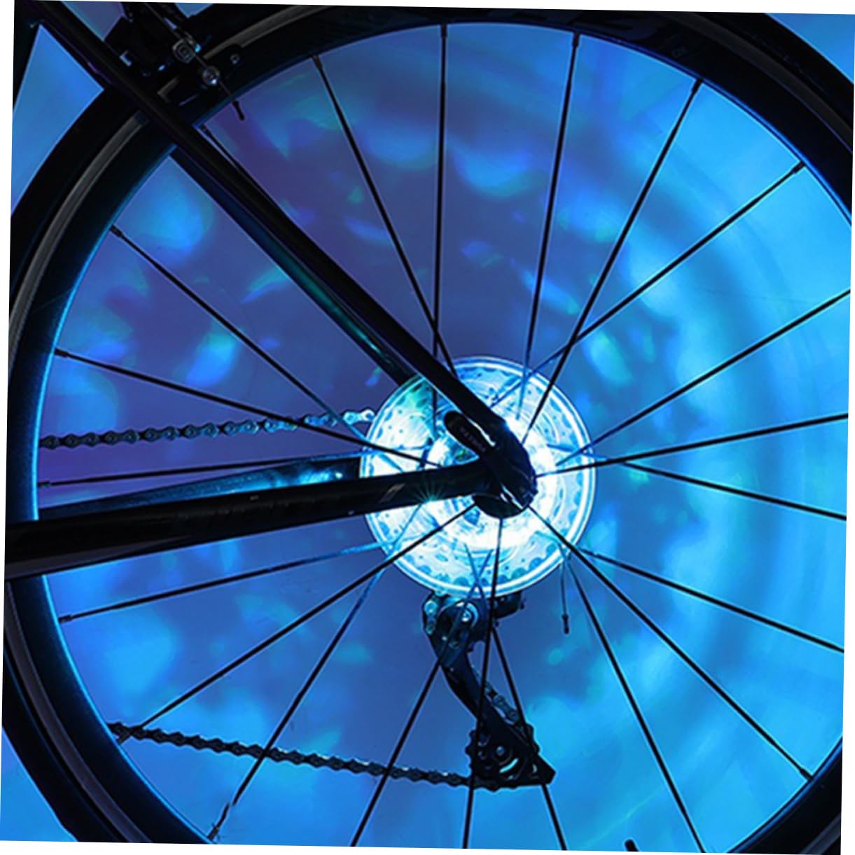 Lumière de Vélo USB Rechargeable Décorative pour Roues de Vélo Étanche pour Cyclisme
