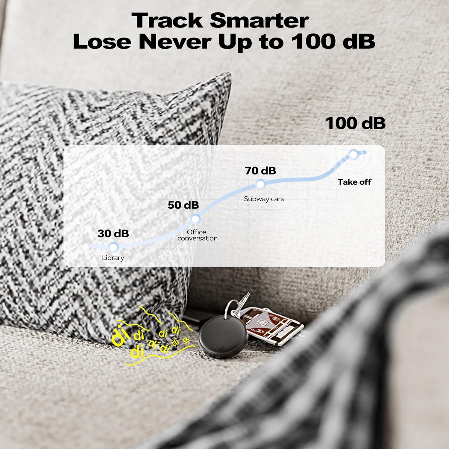 Eelexa Dual Platform (for iOS and Android) Smart Tag Tracker, 4 Pack Dual System Air Tracker Tag Compatible with Apple Find My or Google Find Hub APP, Keys Finder, Item Locator with Waterproof&Light - Image 8