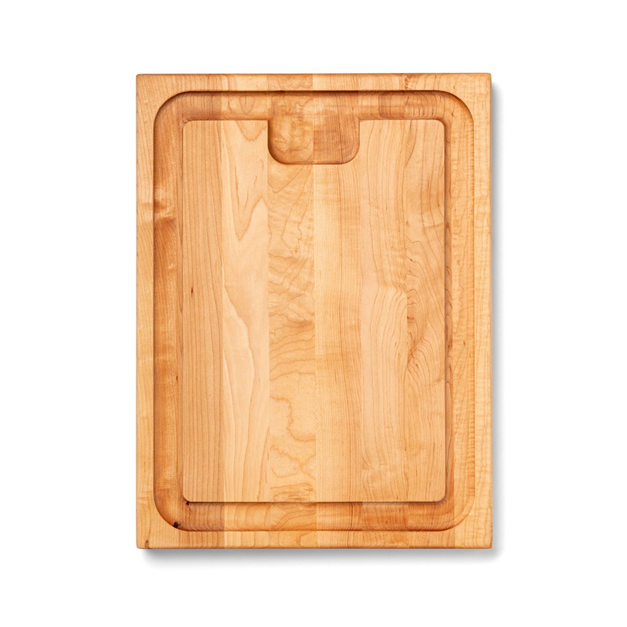Au Jus Maple Wood Cutting Board for Kitchen Prep, 20 x 15 Inches, 1.5 Inches Thick Edge Grain Charcuterie Boos Block with Juice Grooves