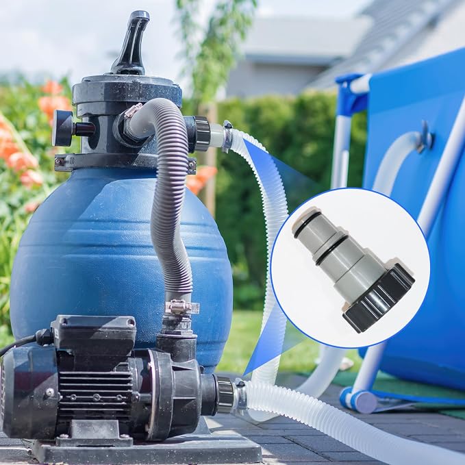 Kit Adaptador Manguera para Piscina 4 Piezas miniatura 7