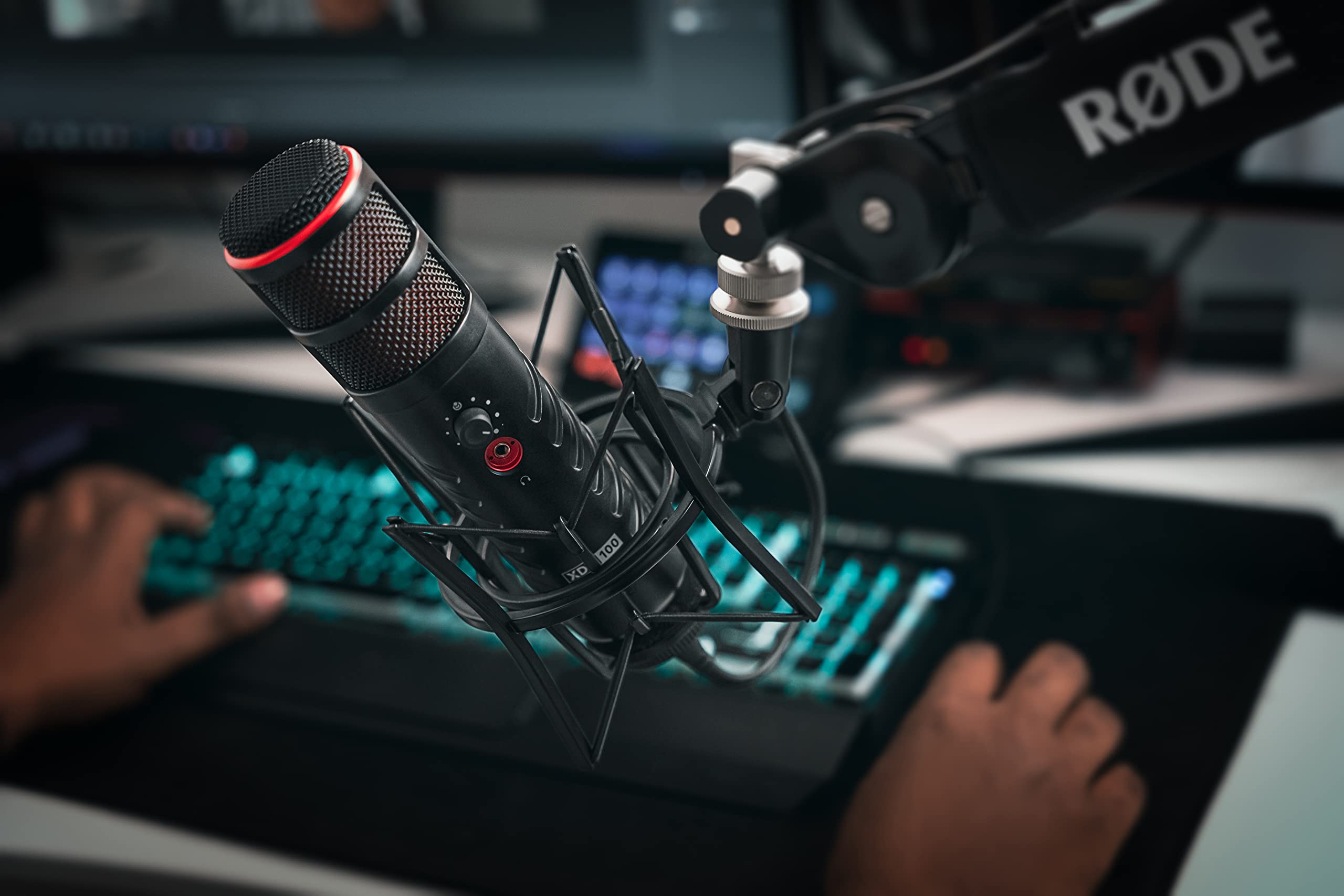 RØDE X XDM-100 Professionelles dynamisches USB-Mikrofon und virtuelle Mixing-Lösung für Streamer und Gamer