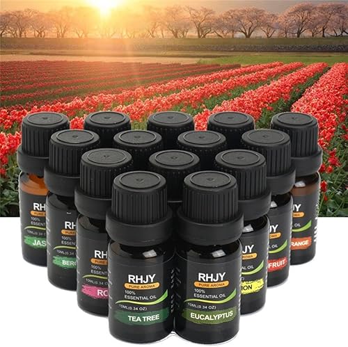 Miniatura 2 de Difusores de aceite esencial de 16.9 fl oz, juego de regalo de 10 difusores de aceites esenciales, tecnología ultrasónica avanzada, difusores de