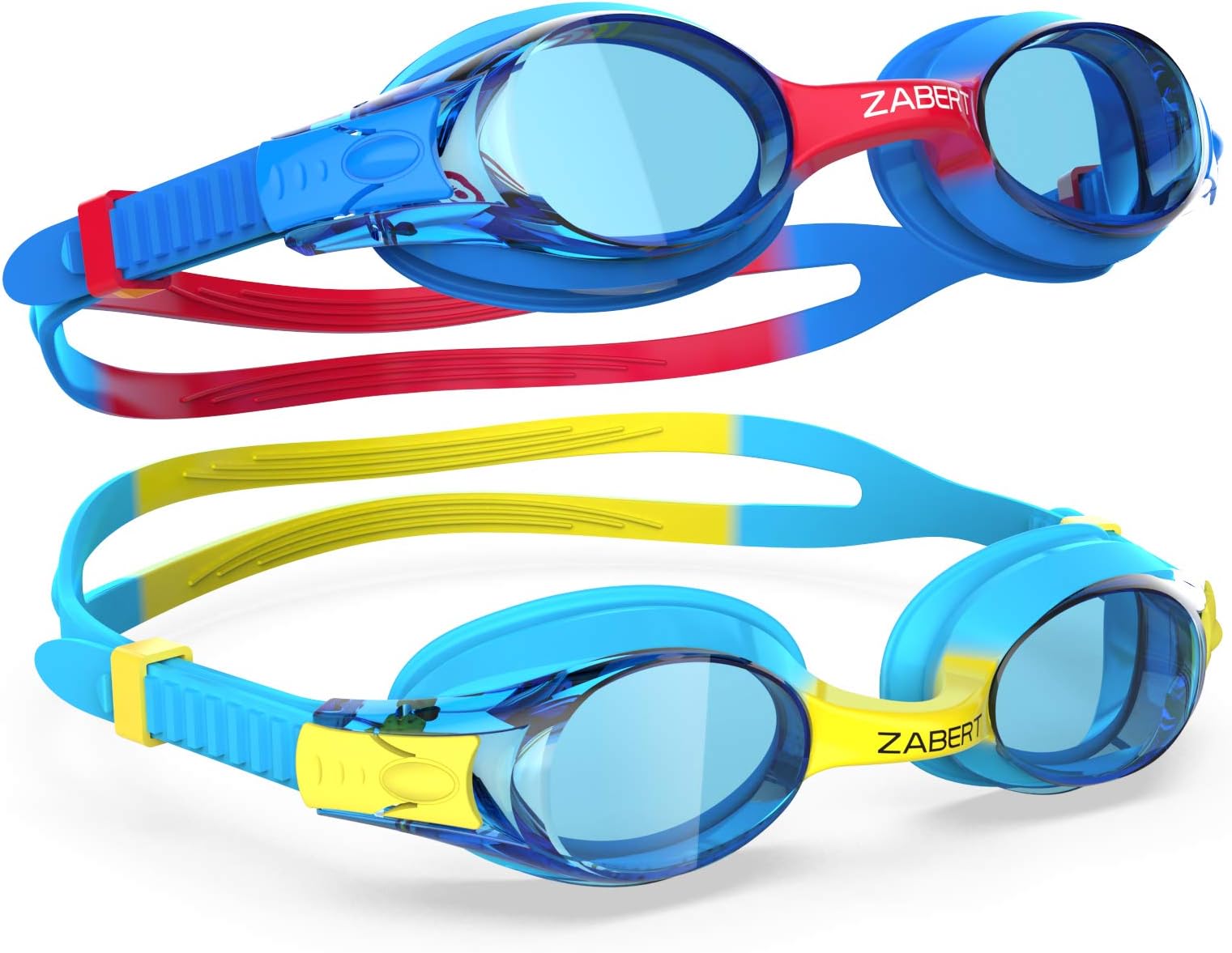 K20 Swimming Goggles for Kids Girls Boys Age 3-10 Years Old, Anti-fog 100% UV Protection with Travel Bag