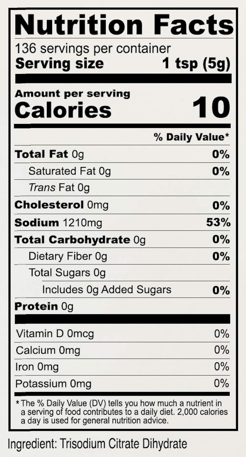 Anthony's Sodium Citrate Powder, 1.5 lb, Non GMO, Food Grade, Emulsifier image 4