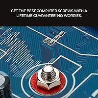 Vista 5 de Bolt Dropper Kit surtido de tornillos de computadora de 502 piezas, tornillos separadores para disco duro HDD, ventilador, chasis, carcasa ATX