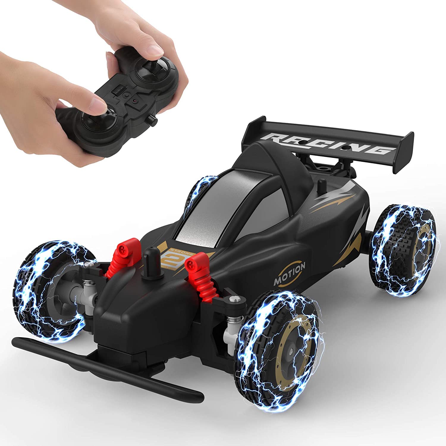 Rexco Radio Remote Control RC Racing Car Fast High Speed 4WD Off Road Buggy Childrens Kids Toy Gift
