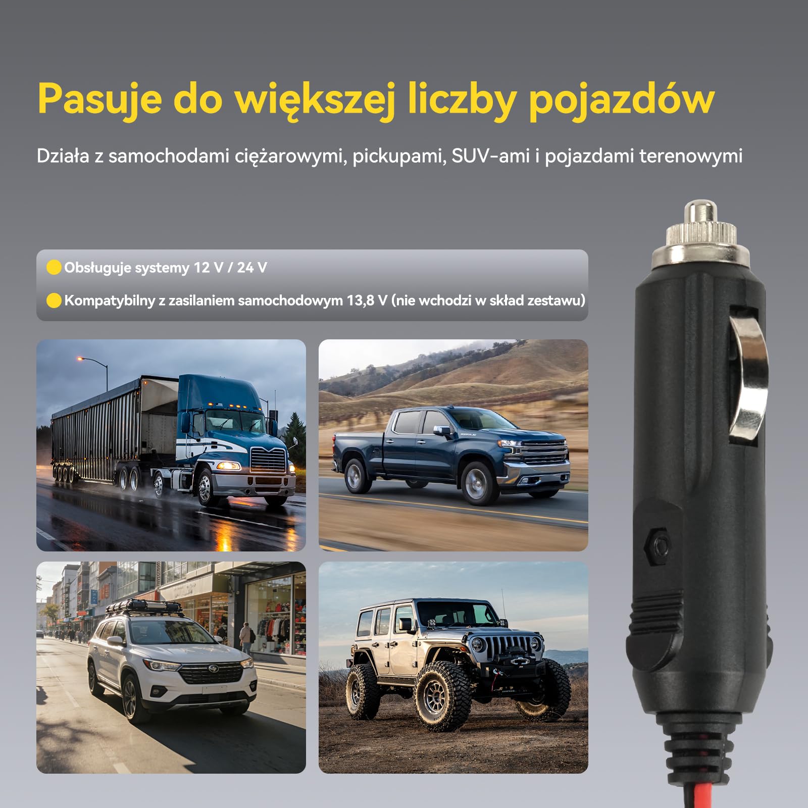 Retevis MB63B Radio CB z anteną, AM/FM, Kolorowy Wyświetlacz Lcd, Redukcja Szumów Nrc, Ctcss/Dcs, Vox, 40 Kanałów, Emg 9/19 Kanałów, Radio Cb Dla Zespołów Terenowych (1 Sztuka, Czarne)