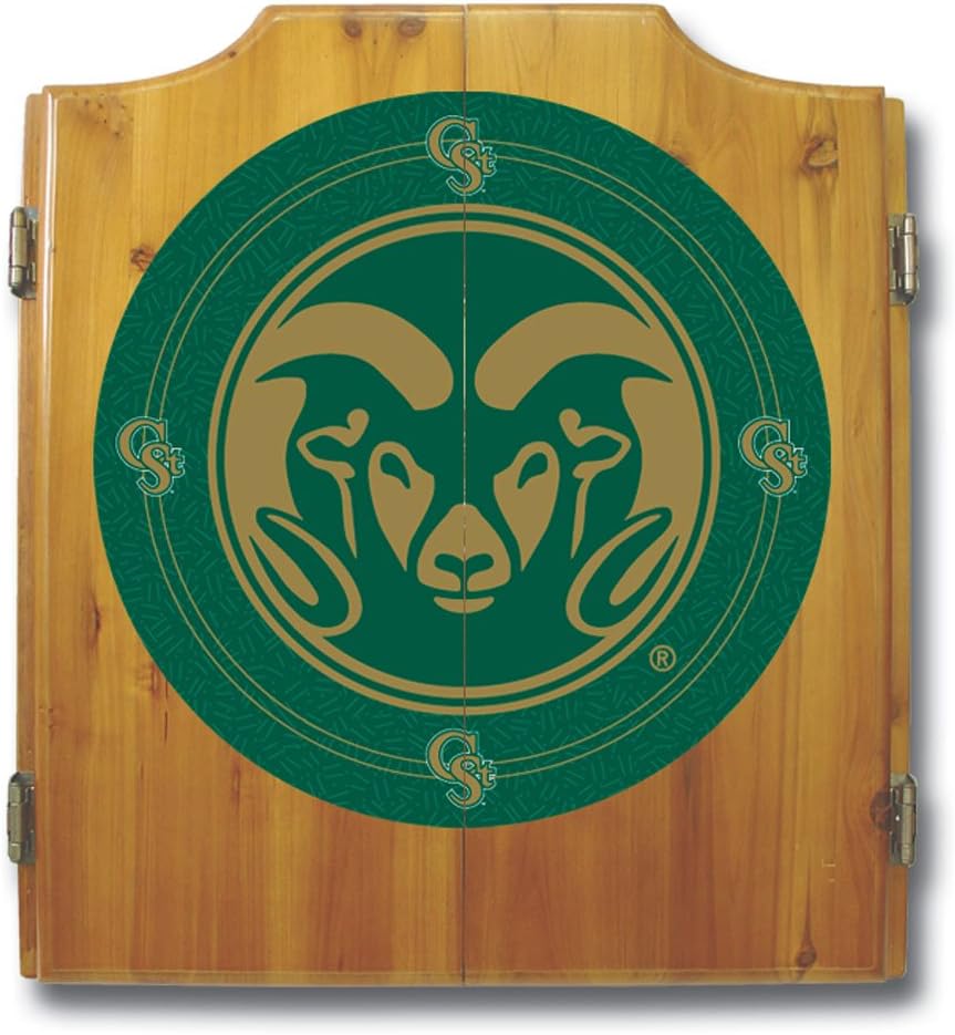 NCAA Colorado State University Wood Dart Set