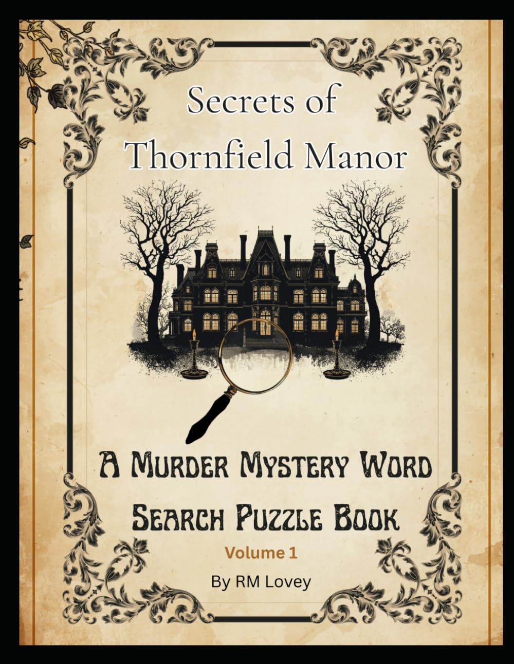 The Secrets of Thonfield Manson: Murder Mystery Word Search Puzzle Book