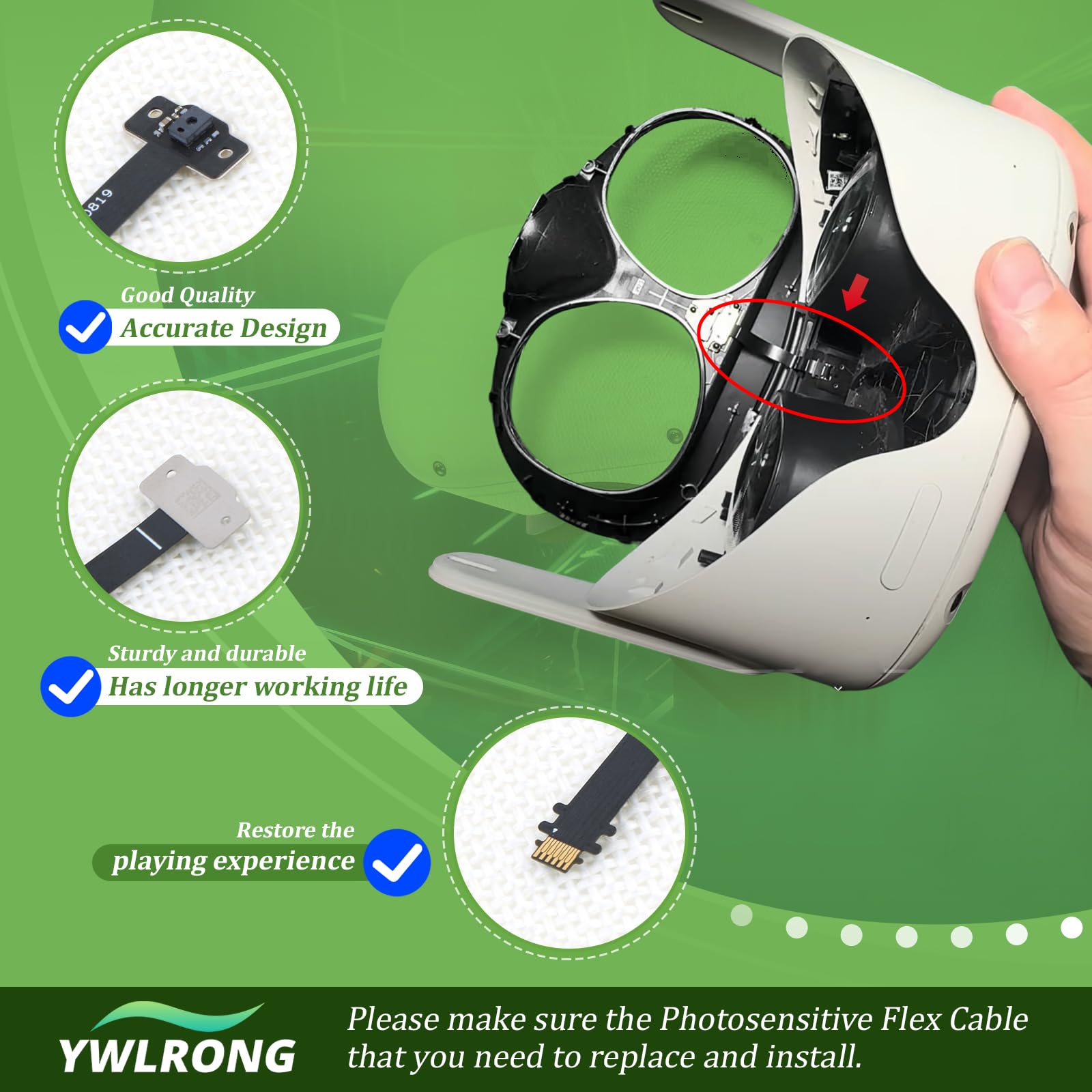 Amazon.com: VR Headset Proximity Sensor Flex Cable for Meta Oculus