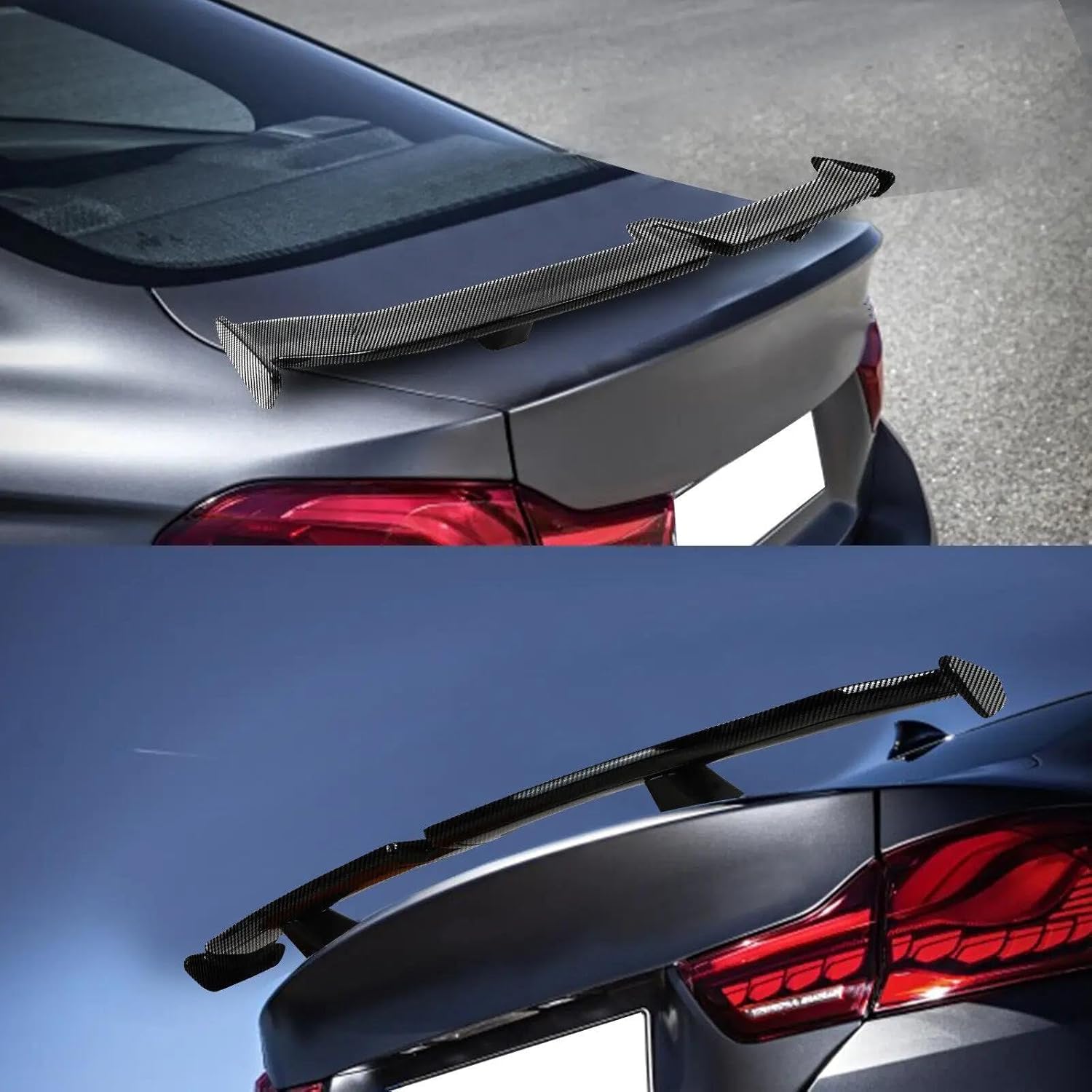 BMW F80 F30 2012-2017 リアトランクスポイラー 両面テープ付