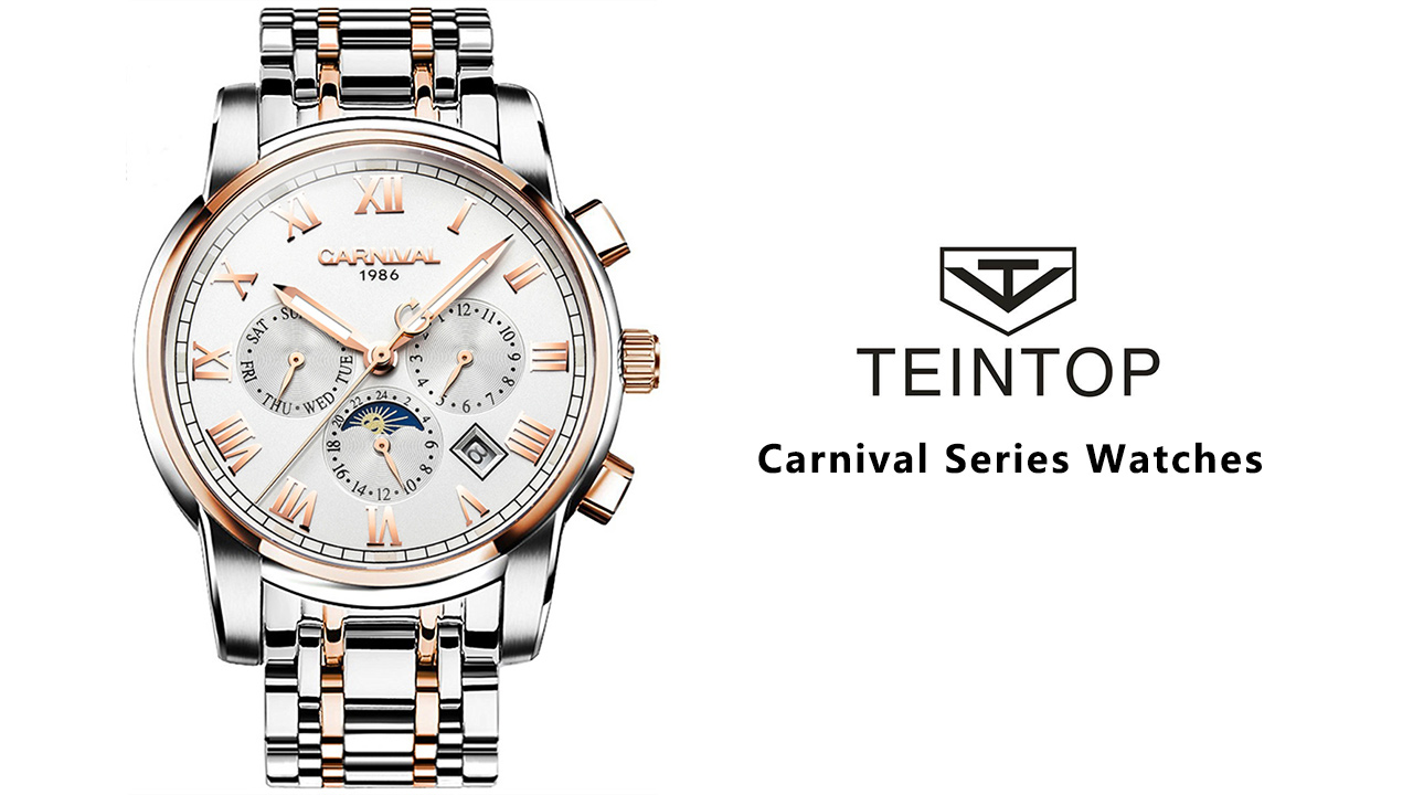 Amazon.com: TEINTOP Carnival Men's Complications Calendar