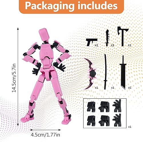 Miniatura 4 de Juego de figuras de acción, modelo 13 figura de acción móvil multiarticulada, caja de regalo, ideal para seres queridos y amigos.