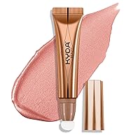 Vista 1 de KYDA Blush Beauty Wand, Shimmer Face Blush with Cushion Applicator, Natural Pearl Finish, Silky Smooth Creamy Formula, Lightweight Blendable Blush
