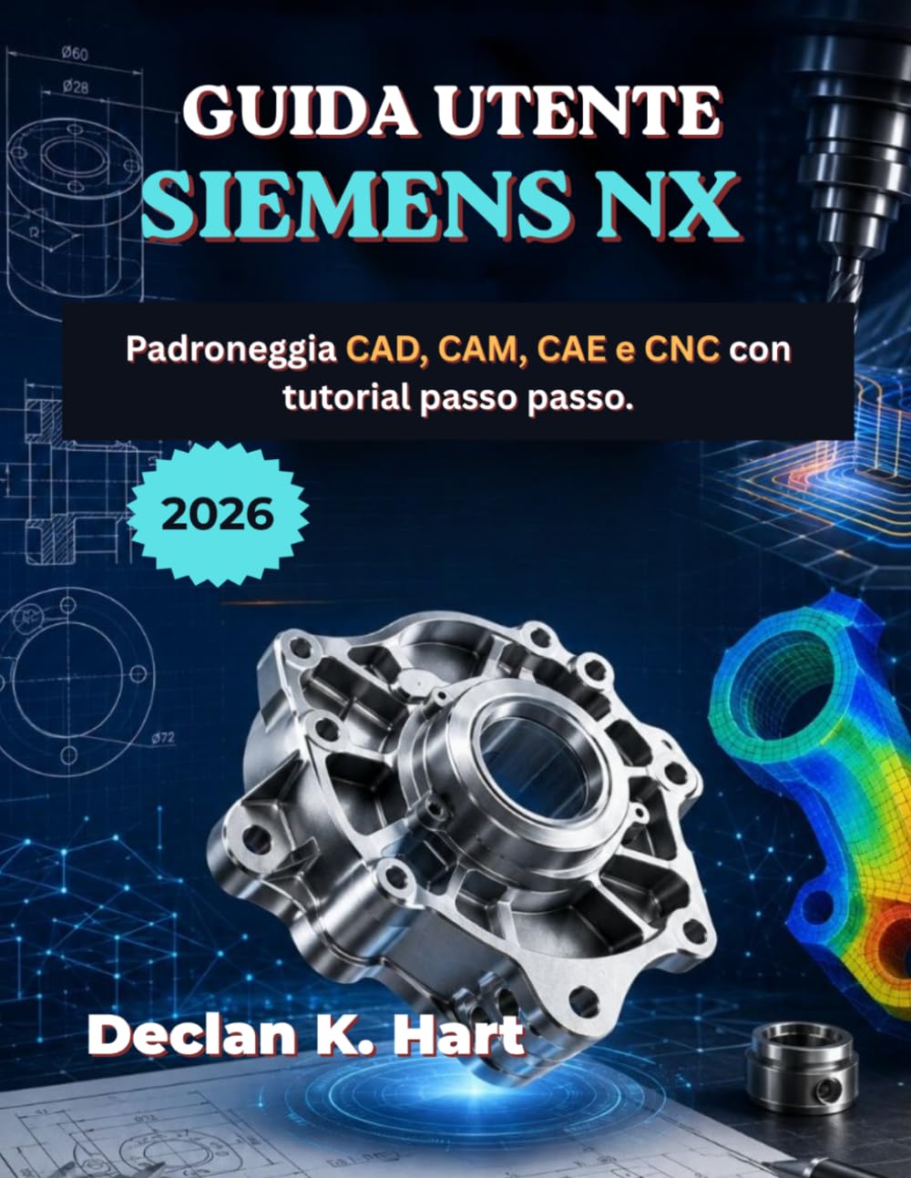 Guida Utente Siemens NX 2026: Padroneggia CAD, CAM, CAE e CNC con tutorial passo passo.