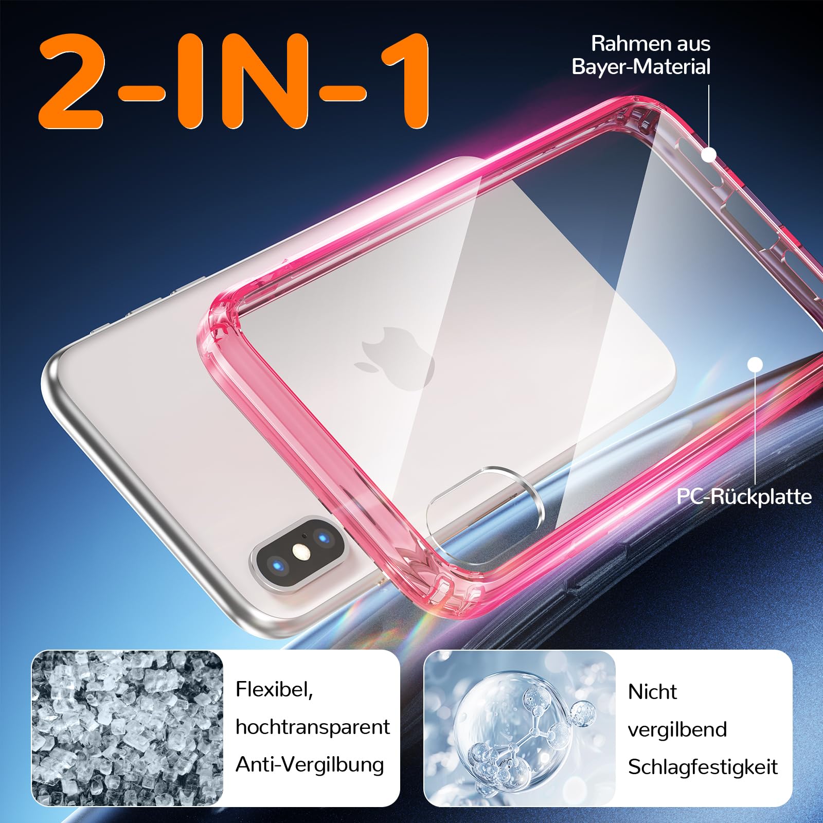 Clear Case for iPhone 15, Ultra Thin, Shockproof TPU Cover, Anti-Yellowing, Crystal Clear, Phone Case for Apple iPhone 15 - Clear — view 491