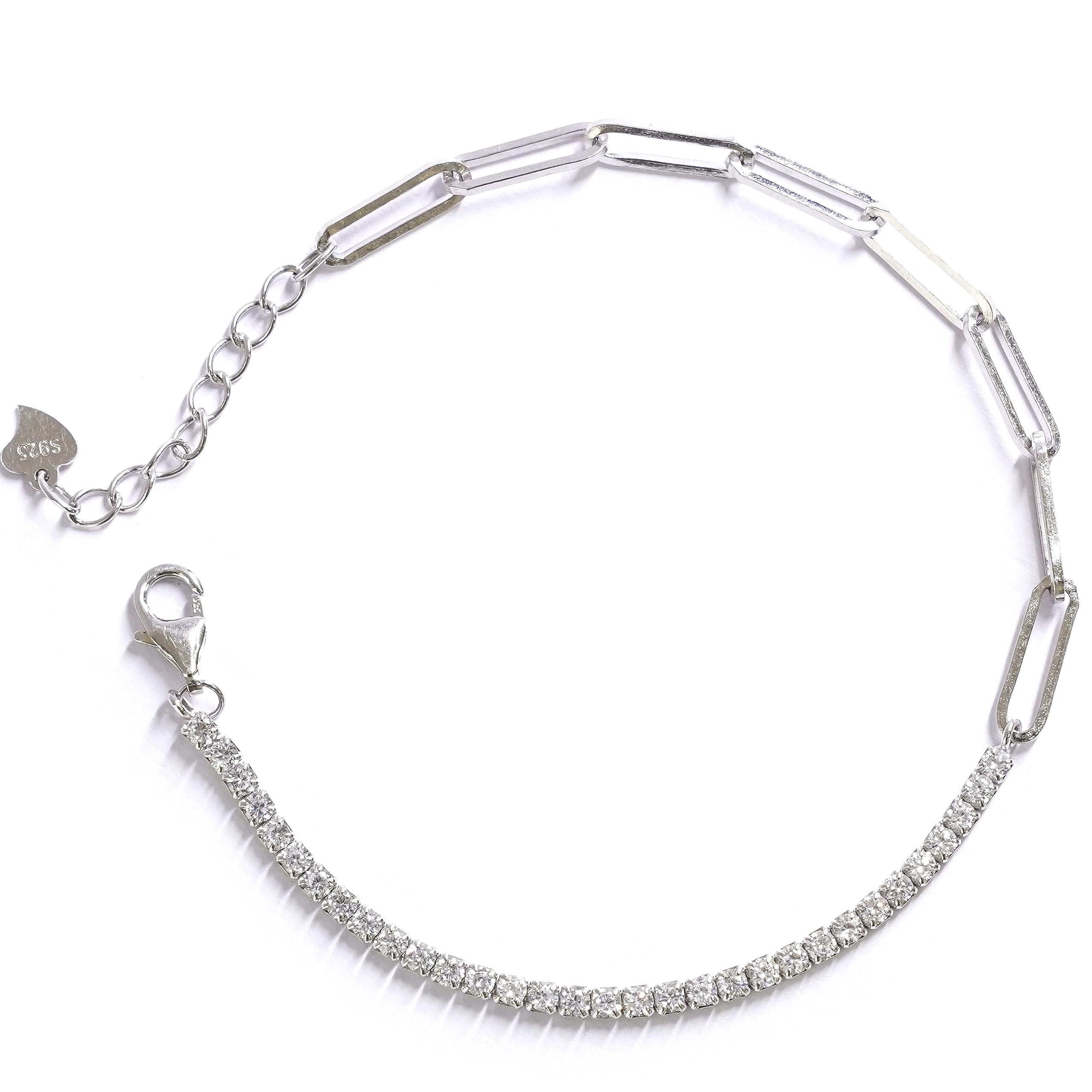 See full amazon price history chart for OVANA Pure 92.5 Sterling Silver Gleam Glam Bracelet | Rhodium Plated Bracelet | Stylish Jewellery | Gift for Women & Girls | With 925 Hallmarked | Gift for Her OVANA Pure 92.5 Sterling Silver Gleam Glam Bracelet | Rhodium Plated Bracelet | Stylish Jewellery | Gift for Women & Girls | With 925 Hallmarked | Gift for Her (B0CGJFSZ88) Amazon Price History, Amazon Price Tracker