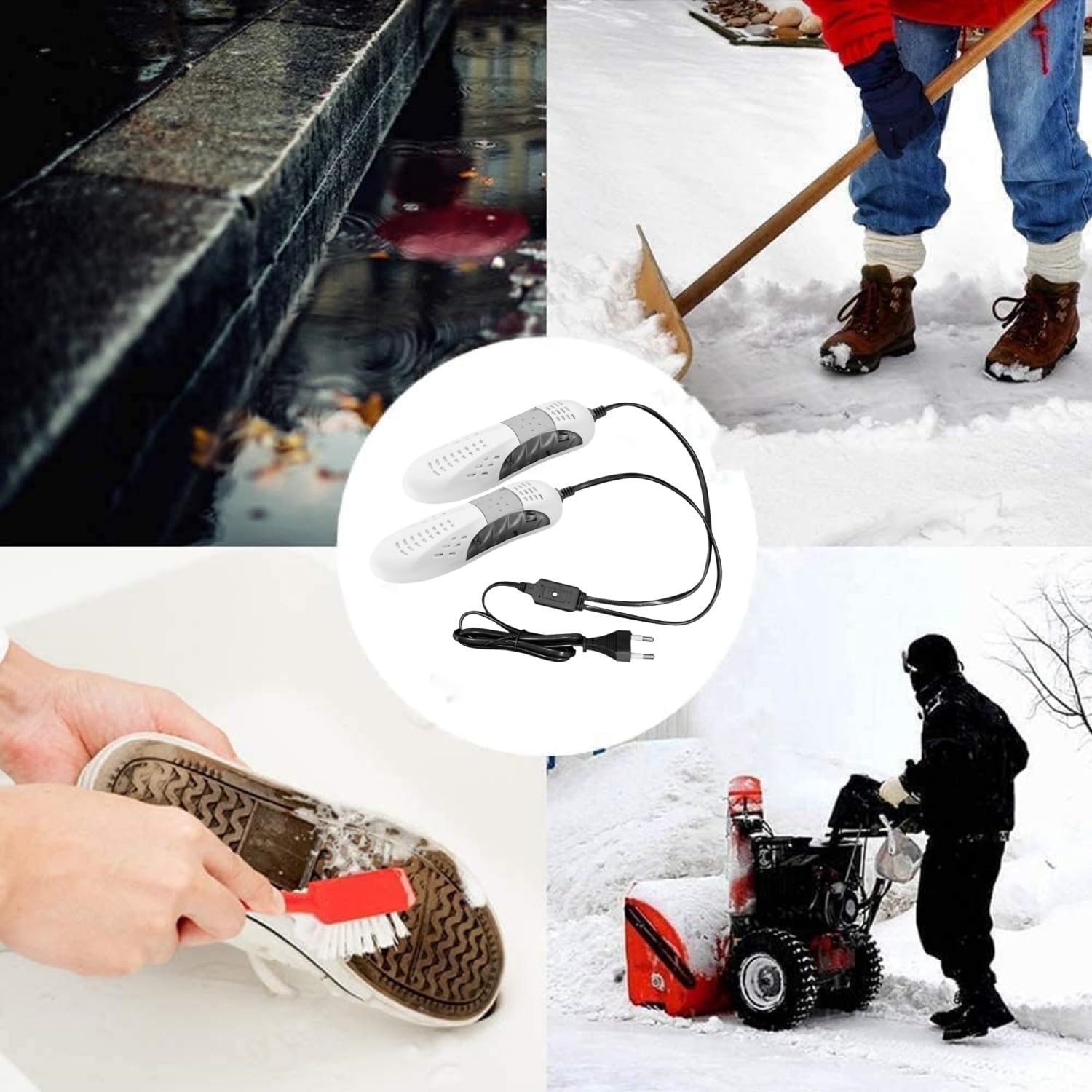Secador Zapatos, Zapatos Calentador, Secador de Pies, Secador de Botas Eléctrico, Desodorante con Olor Deshumidifica el Dispositivo Calentador de Zapatos, Portátil del Hogar Eléctrico