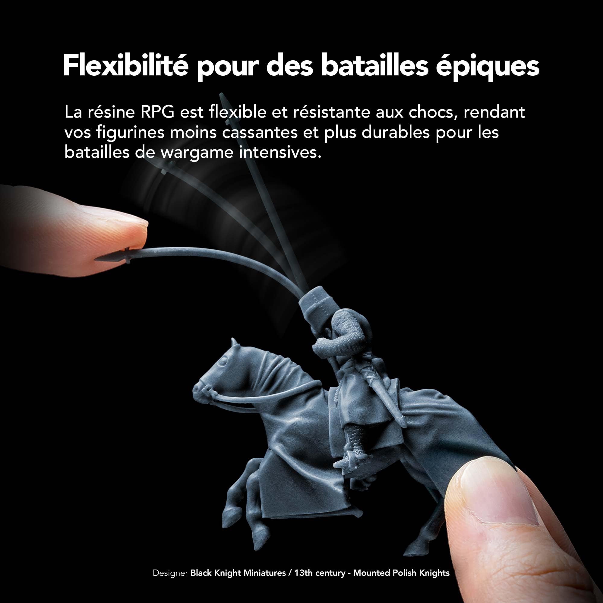 Phrozen RPG Resin | Résine pour Imprimantes 3D SLA/DLP/LCD | Photopolymère Standard 405nm Idéale | Grande Flexibilité et Précision des Détails | Idéale pour modèles RPG - Gris (1kg)