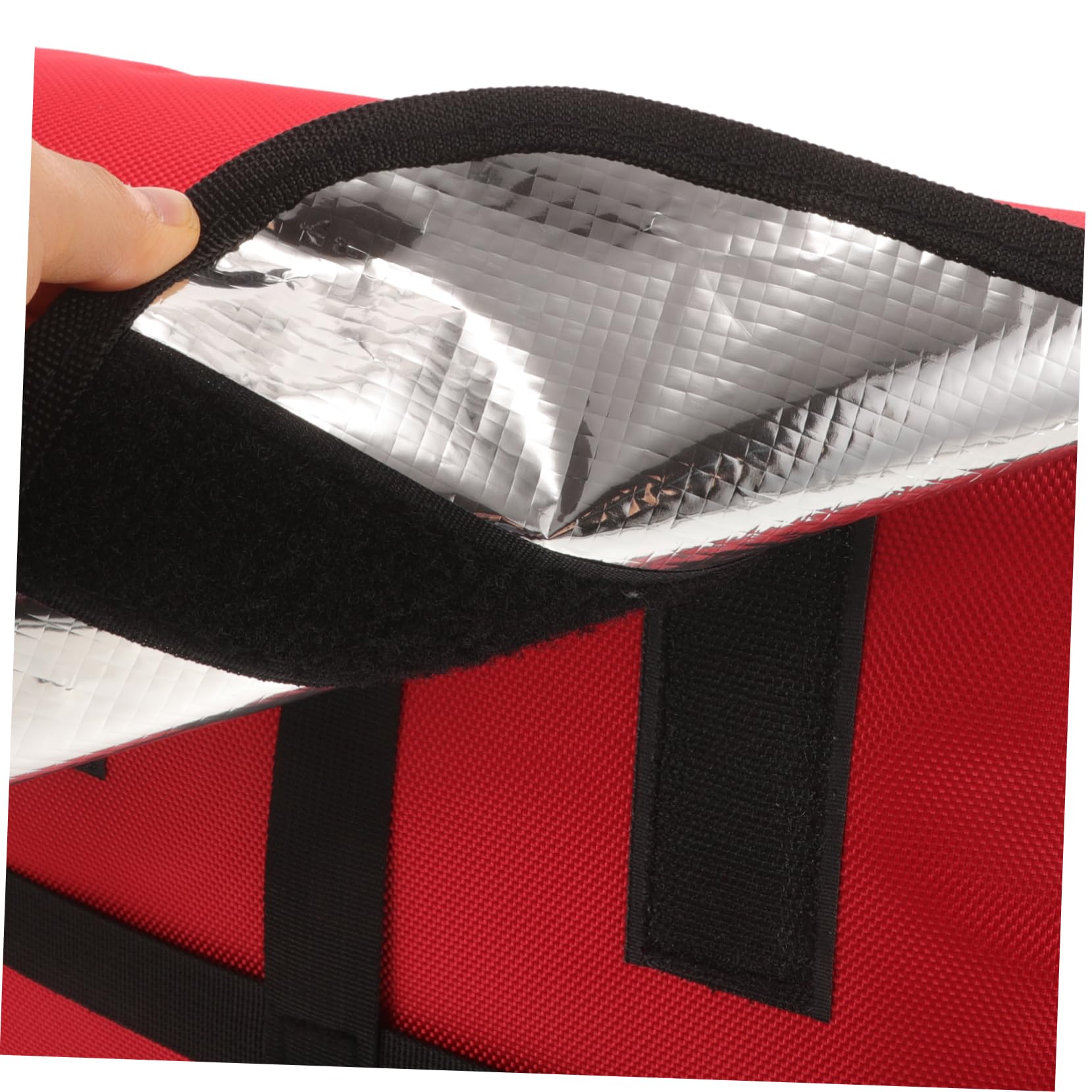 Isolierte Pizzatasche Rot für Pizzakartons, Professionelle Große Tasche