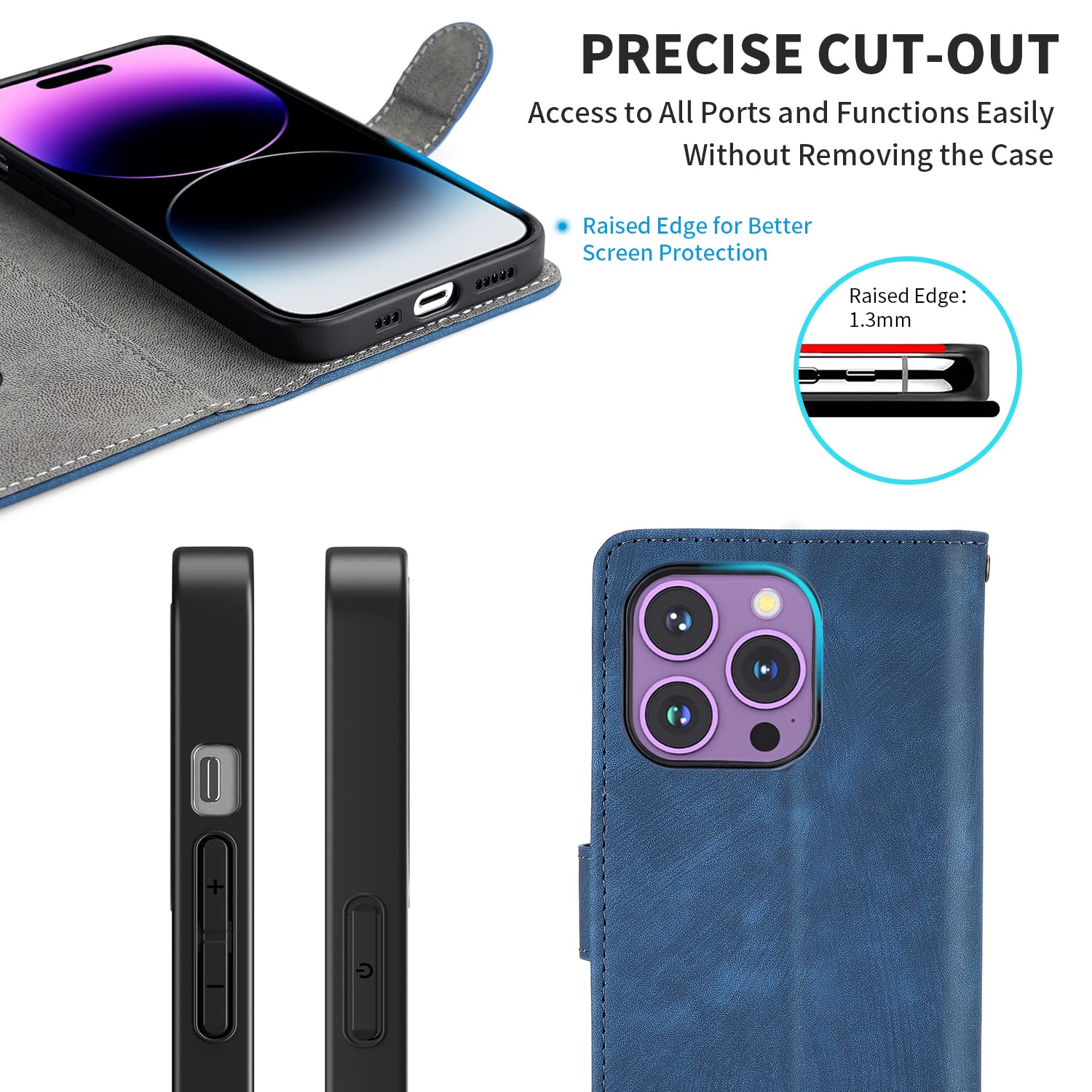 MOJIA Cover per Honor Magic 6 PRO / Magic6 PRO, Custodia Flip