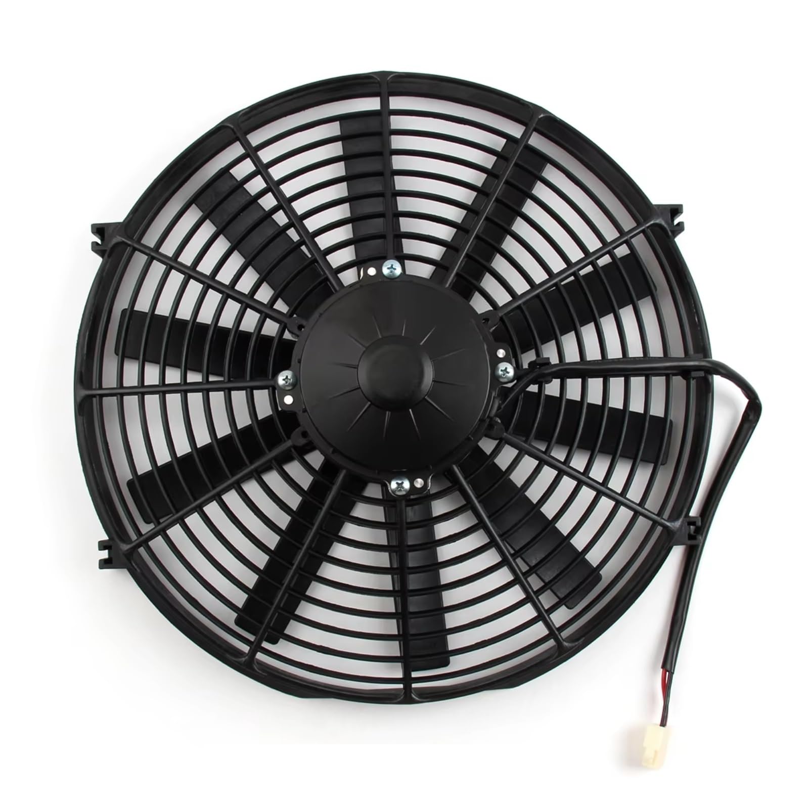 Ventilador Universal Delgado 12V 180W Universal 14 Pulgadas Radiador Motor Coche Enfriador Aceite Refrigeración Ventilador Empuje Eléctrico Ventilador Refrigeración Radiador