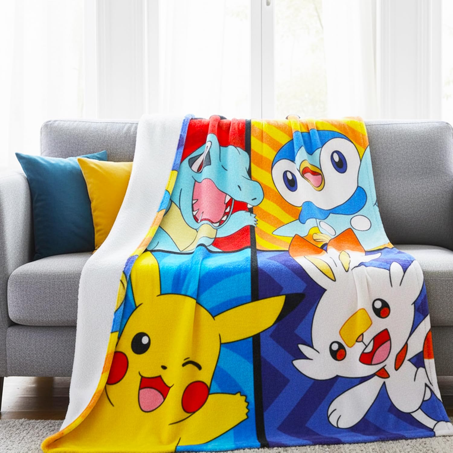 Amazon.com: Pokemon Fleece Blanket Set - Bundle with 46
