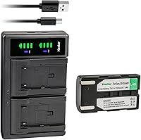 Vista 10 de Kastar Paquete de 2 baterías SB-LSM80 y cargador USB LTD2 de repuesto para Samsung SC-D263 SC-D351 SC-D352 SC-D353 SC-D354 SC-D355 SC-D357 SC-D362