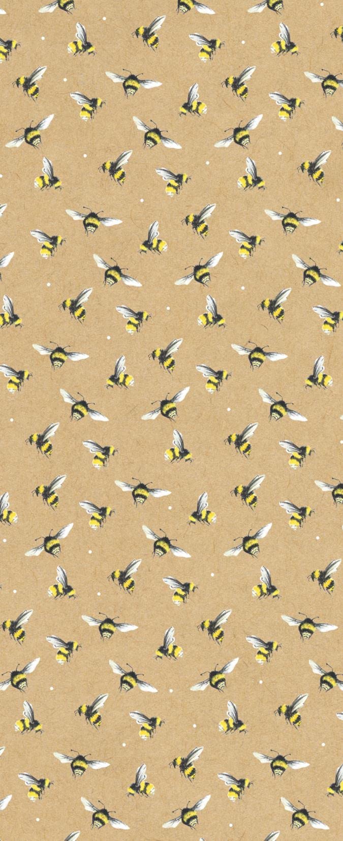 Buy Kraft Bees Honey Bees Glick Tissue Wrap Wrapping Paper 500 x 750mm x 4 Sheets Online at