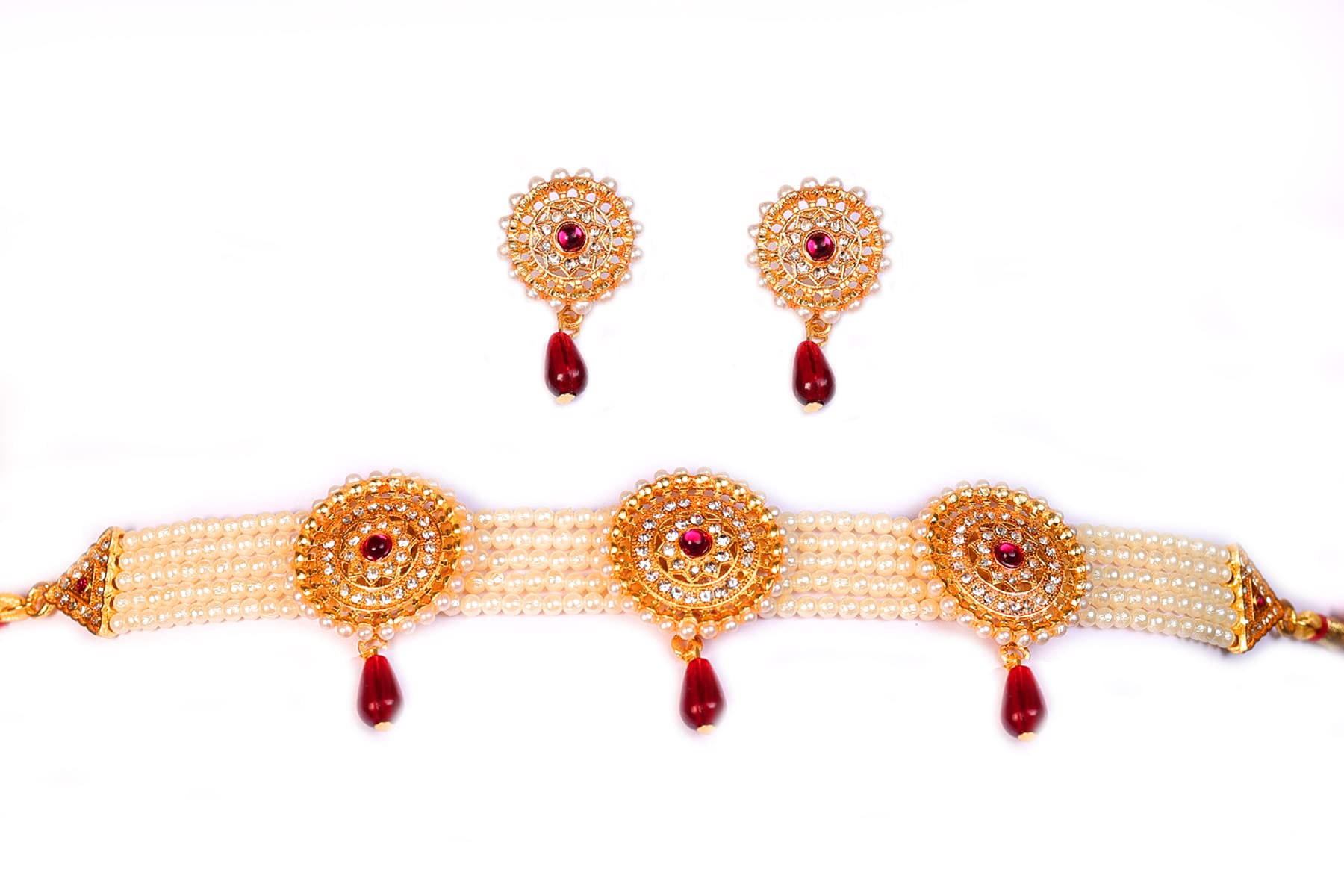 KRITYA Kundan Pearl Necklace set for Women (B0B2LLD49H) Amazon Price History, Amazon Price Tracker