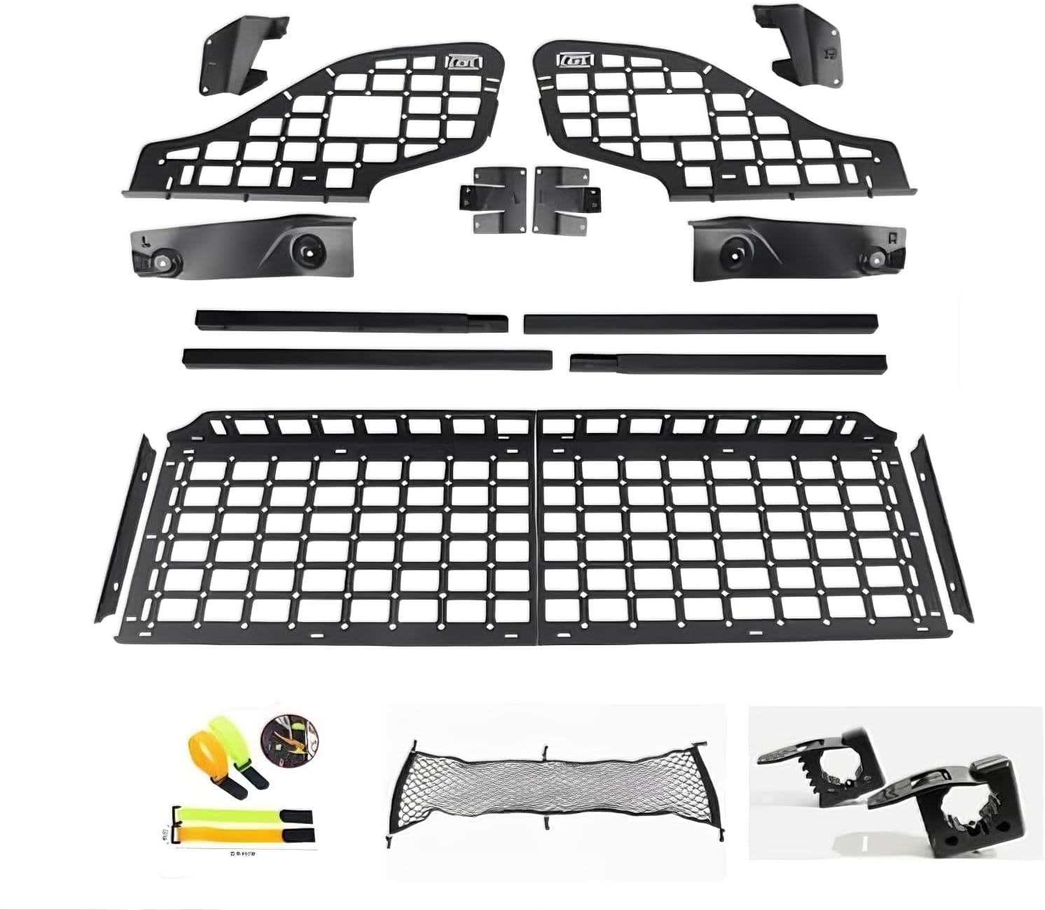 for Subaru Forester 2019-2024 Car Rear Trunk Molle Storage Panel Organizer Car Accessories Gathering Zone