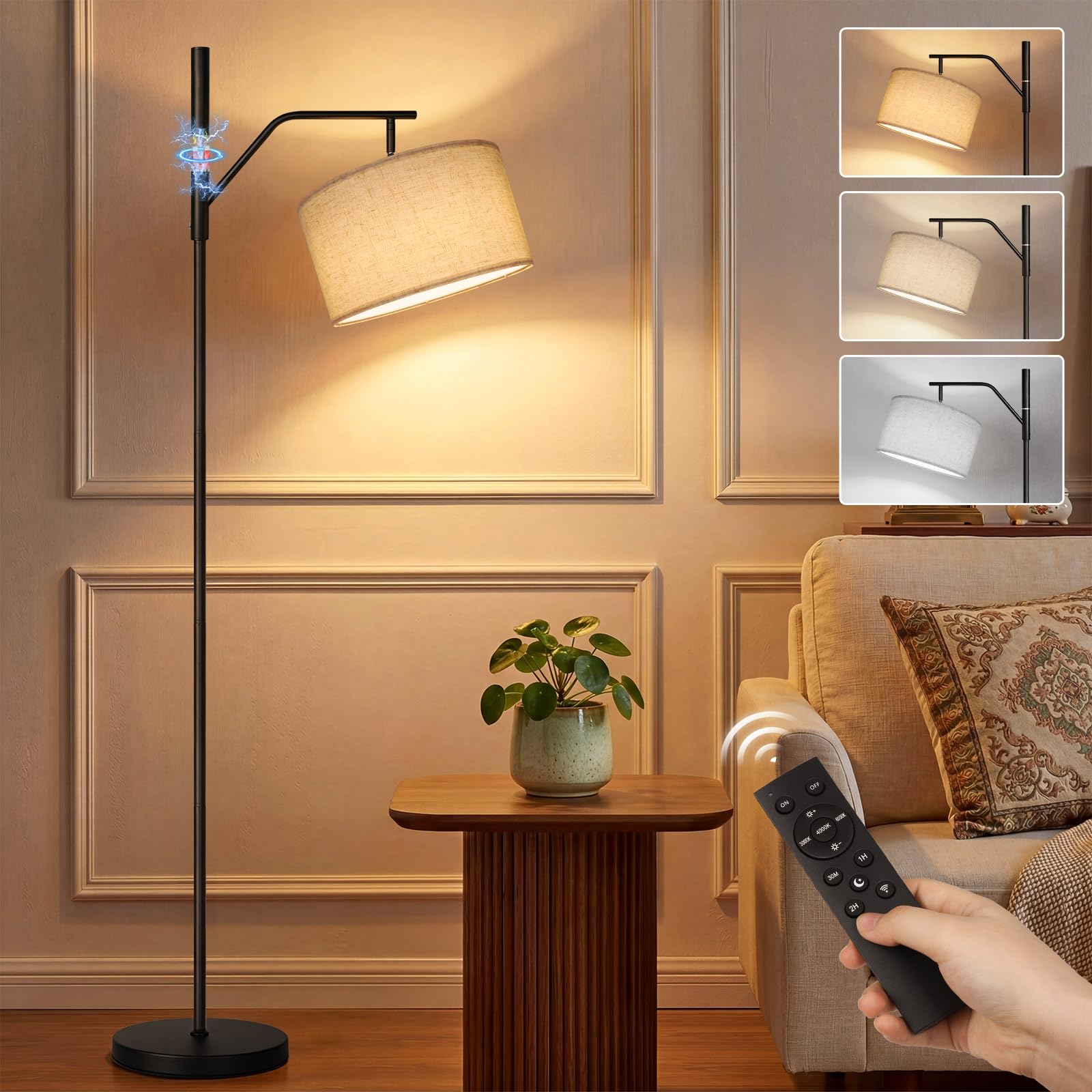 62" arched floor lamp