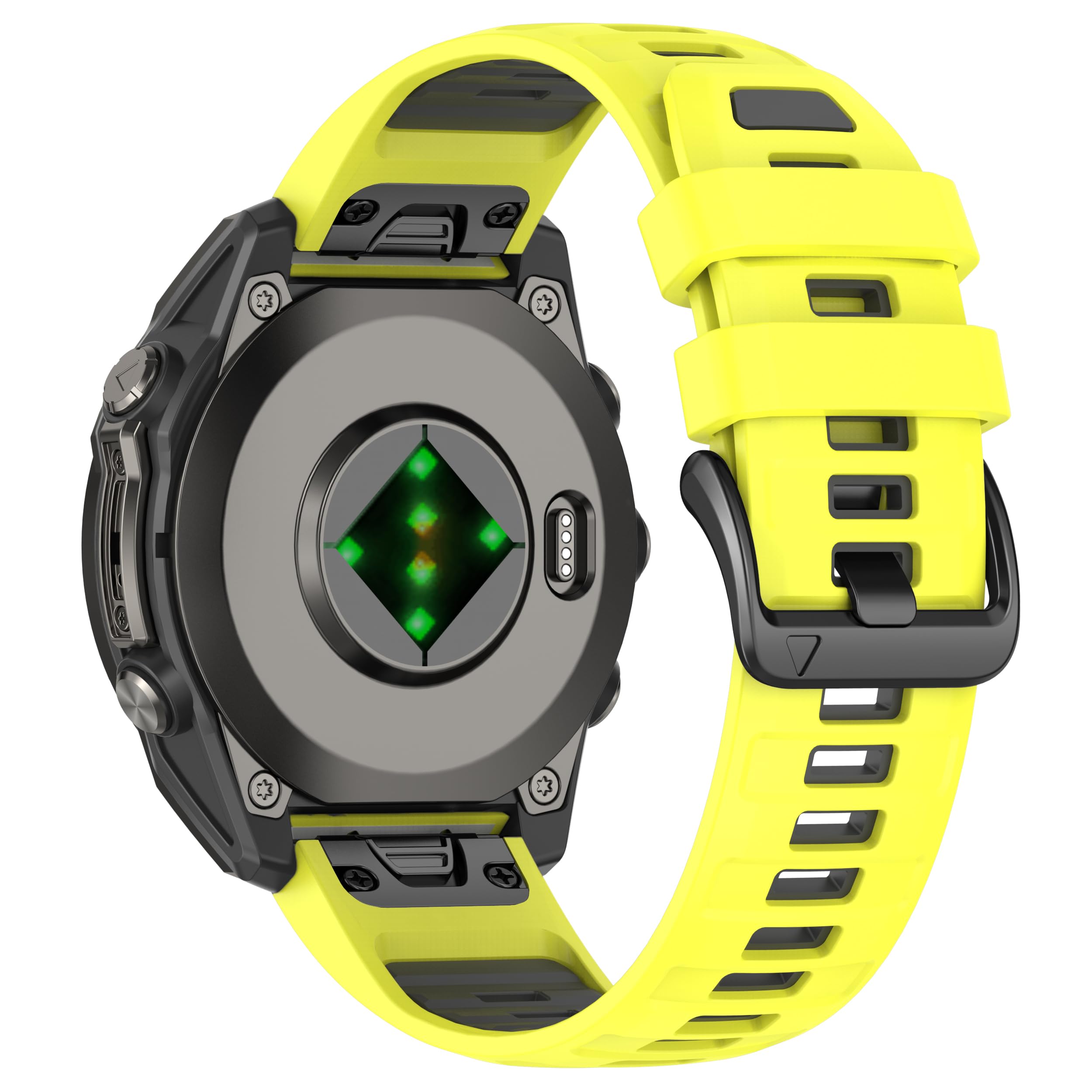 Compatible with Garmin Fenix 8 AMOLED 47mm Silicone Watch Band/Fenix 7 Pro/7/6 Pro/6/5 Plus/5,Quick-Fit 22mm Strap for Fenix E/Forerunner965 955/Descent G1/Approach S60 S62/epix Pro 47mm-image-34
