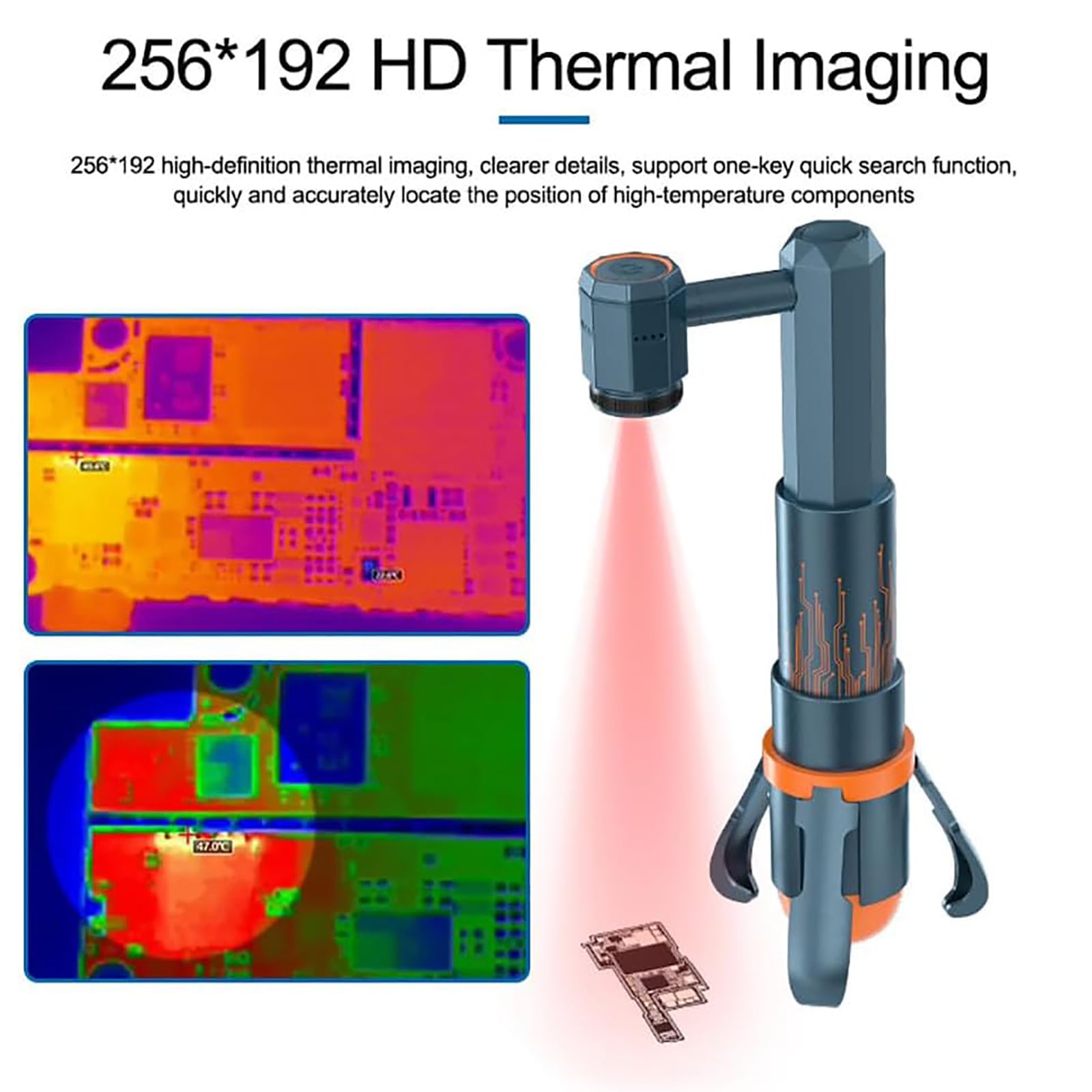 Strumento Diagnostico Rapido Per Schede Madri PCB, Analizzatore Di Immagini Termiche, Alta Risoluzione 256*192 E Lente Staccabile, Rilevamento Rapido E Accurato, Per Telefono Cellulare, Computer