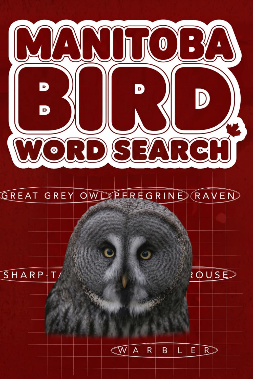 Manitoba Bird Word Search, A Canada Bird Identification Word Game for Birdwatchers and Ornithologists