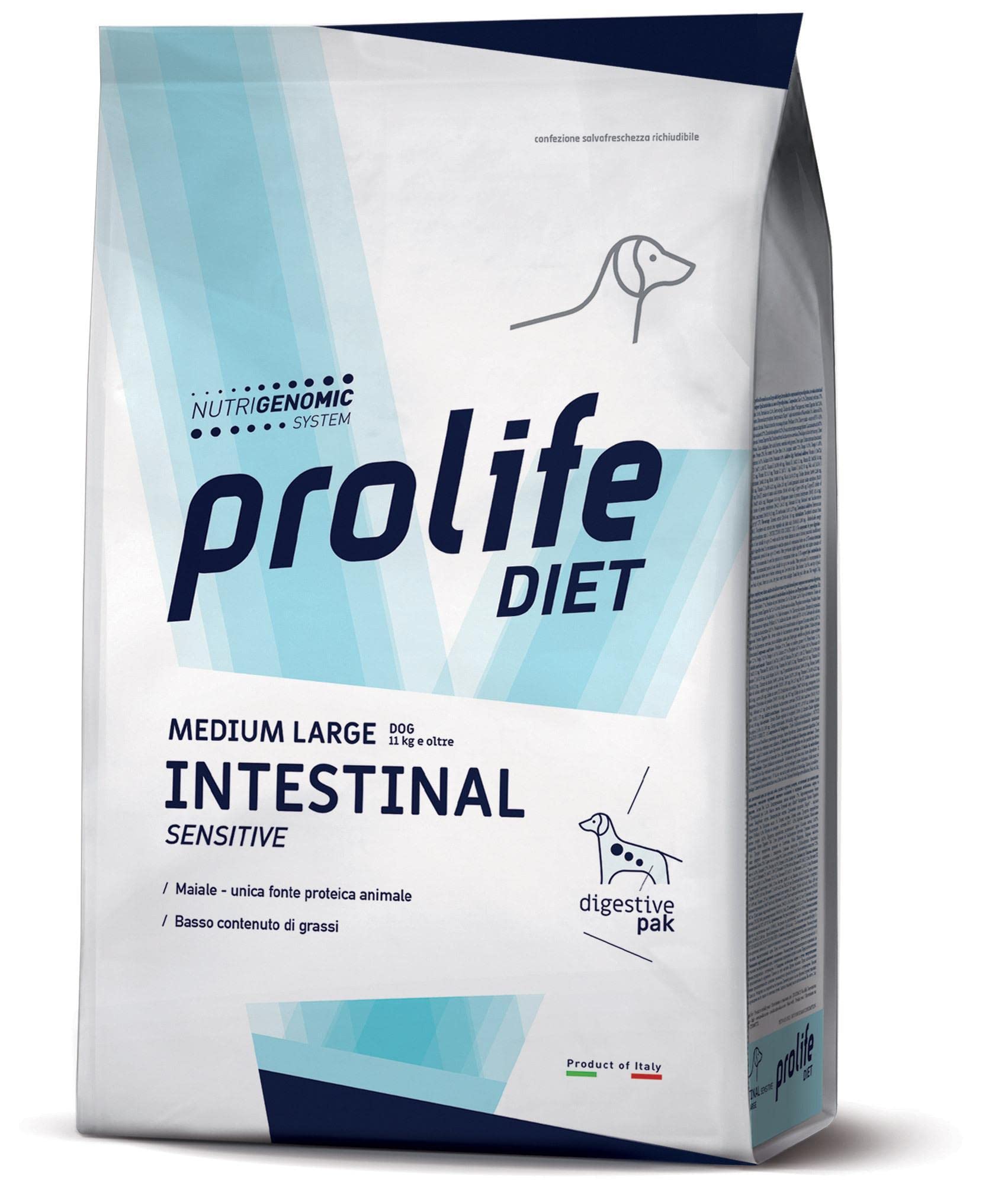 CROCCHETTE PROLIFE DIET INTESTINAL SENSITIVE DOG MEDIUMLARGE 8KG