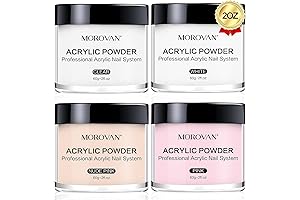 Acrylic Nail Powder Set: 4 Colors Acrylic Powder