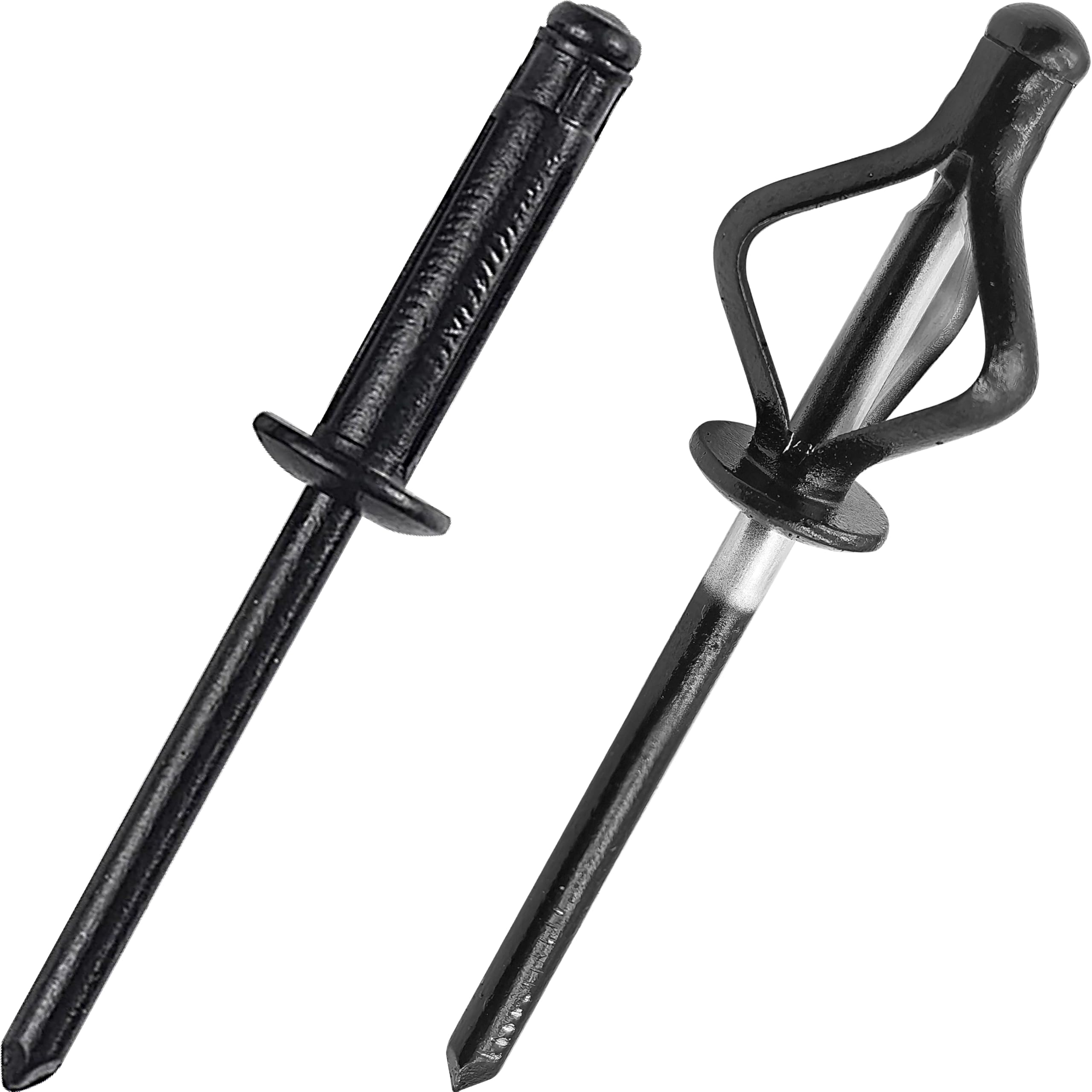 JIANDAXIN 50Pcs Tri-Fold Aluminum Blind Rivets,Tri Grip Exploding Assortment Bulb Style Pop Rivets for Automotive, Soft or Plastic Materials (All