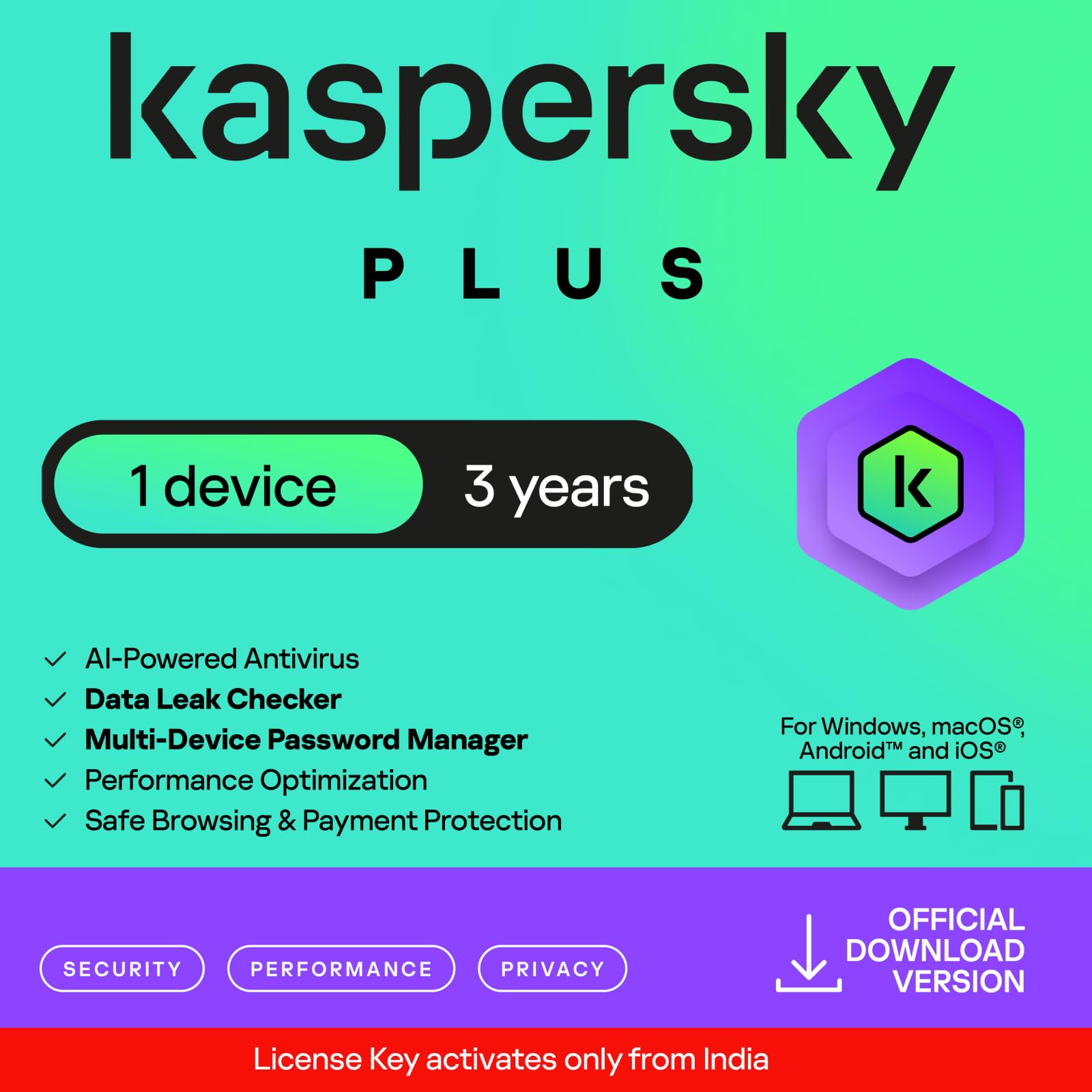 Kaspersky | Total Security | 1 Device | 3 Years | Email Delivery in 1 Hour - No CD — Amazon image 3