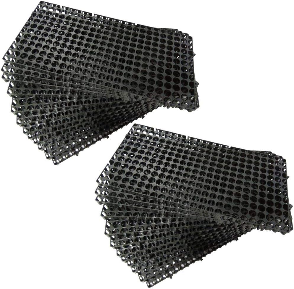 TrustBasket Heavy Duty Thickness Drain Cells (20 mm) - Set of 24 for Terrace/Kitchen Garden, Outdoor, | Heavy Duty Highly Durable Polypropylene Water Drain Cells