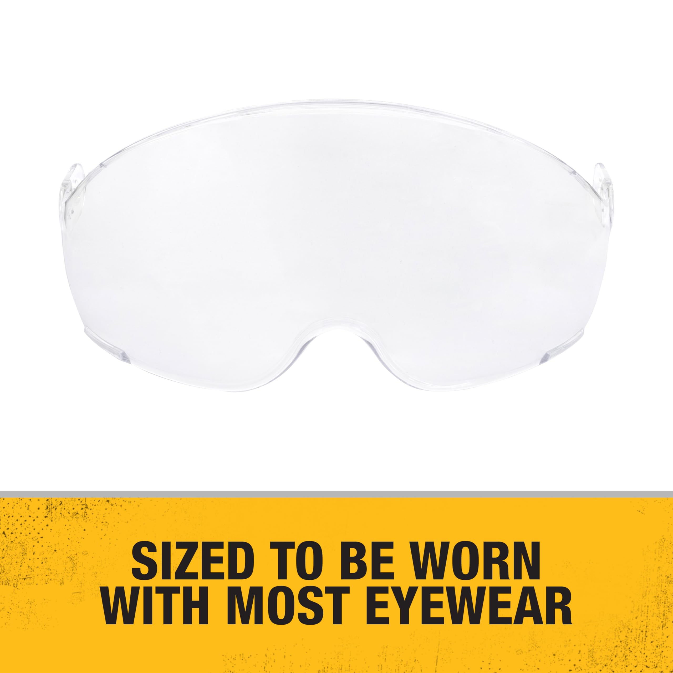 DEWALT DPG22-SH Visera con lente transparente antivaho de alta calidad diseñada para adaptarse a casco DPG22 tipo II