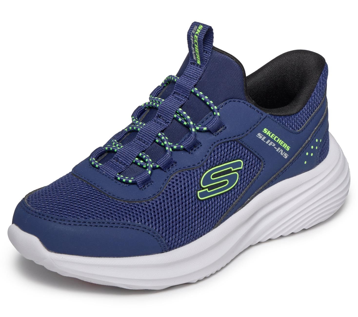 Skechers Boy's Bounder Pro Sneakers, Navy, 3.5 UK Child